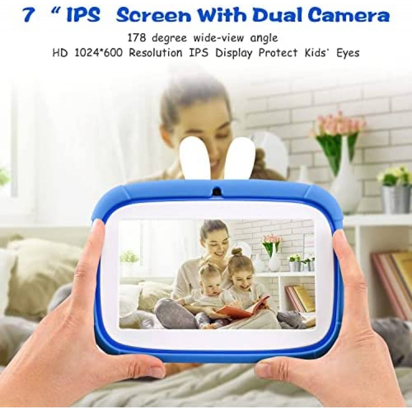 Tablet para Niños Veidoo T80 7'' IPS 2GB RAM 32GB -Azul