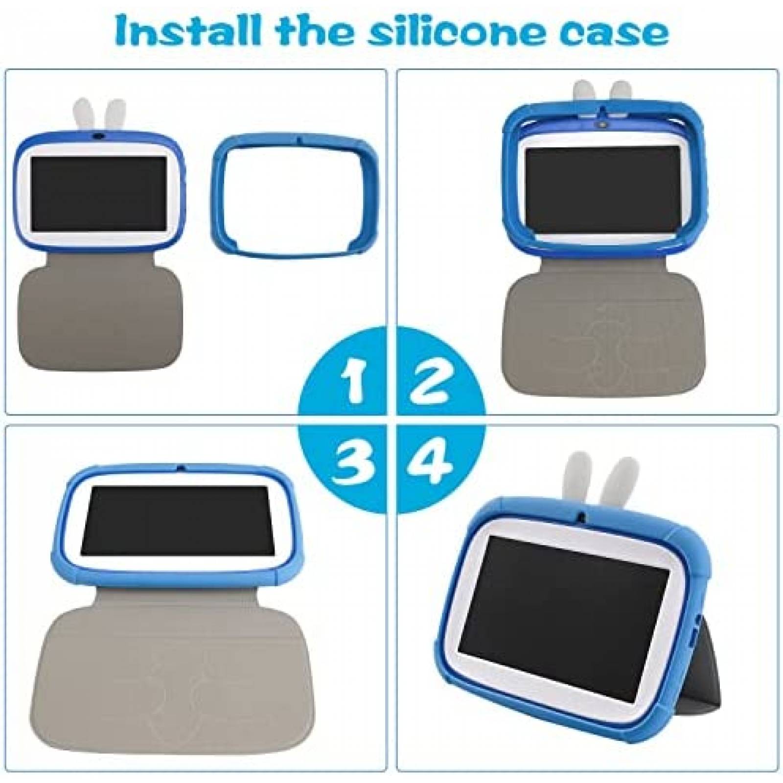 Tablet para Niños Veidoo T80 7'' IPS 2GB RAM 32GB -Azul