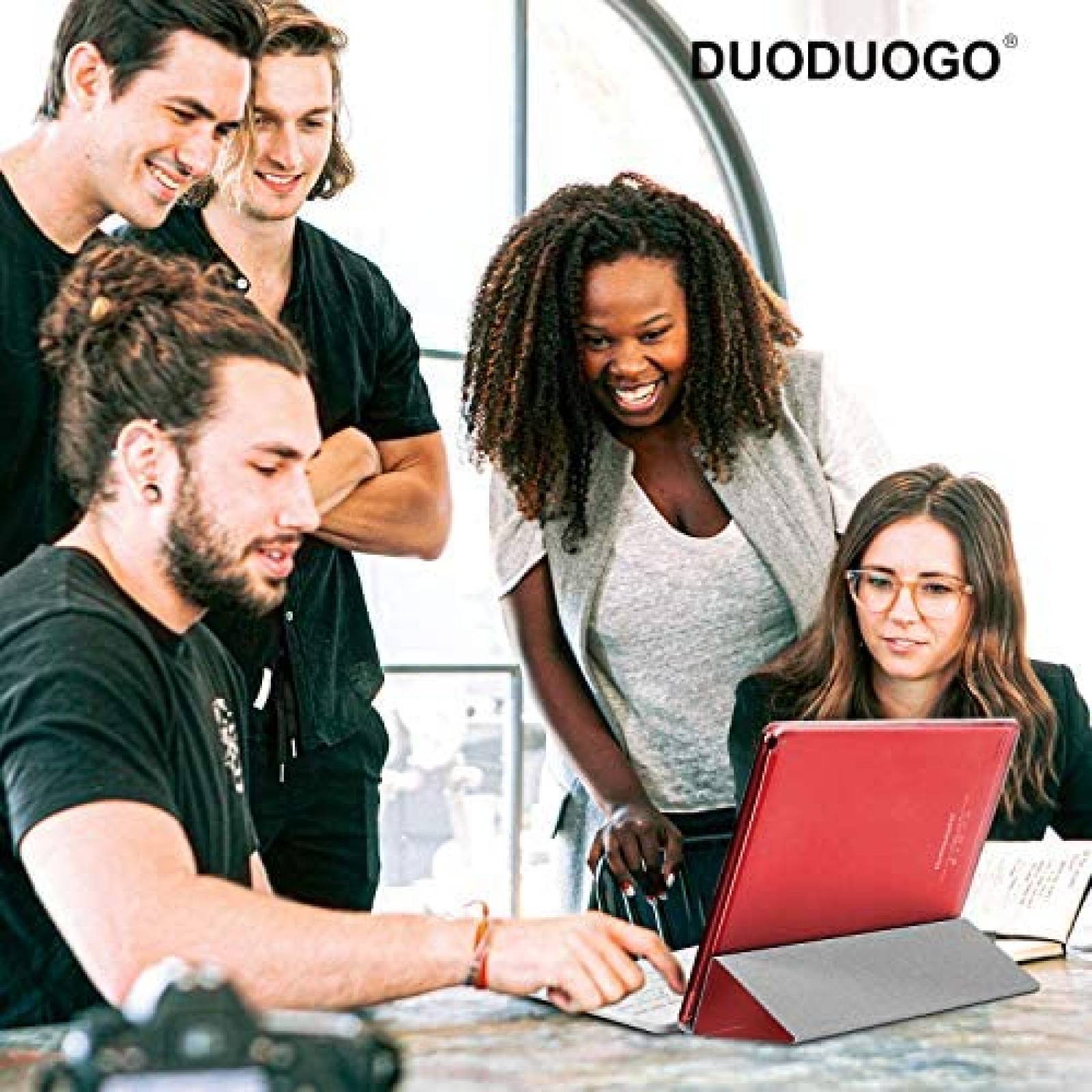 Tablet DUODUOGO 10'' OctaCore 4GB RAM 64GB+128GB -Rojo