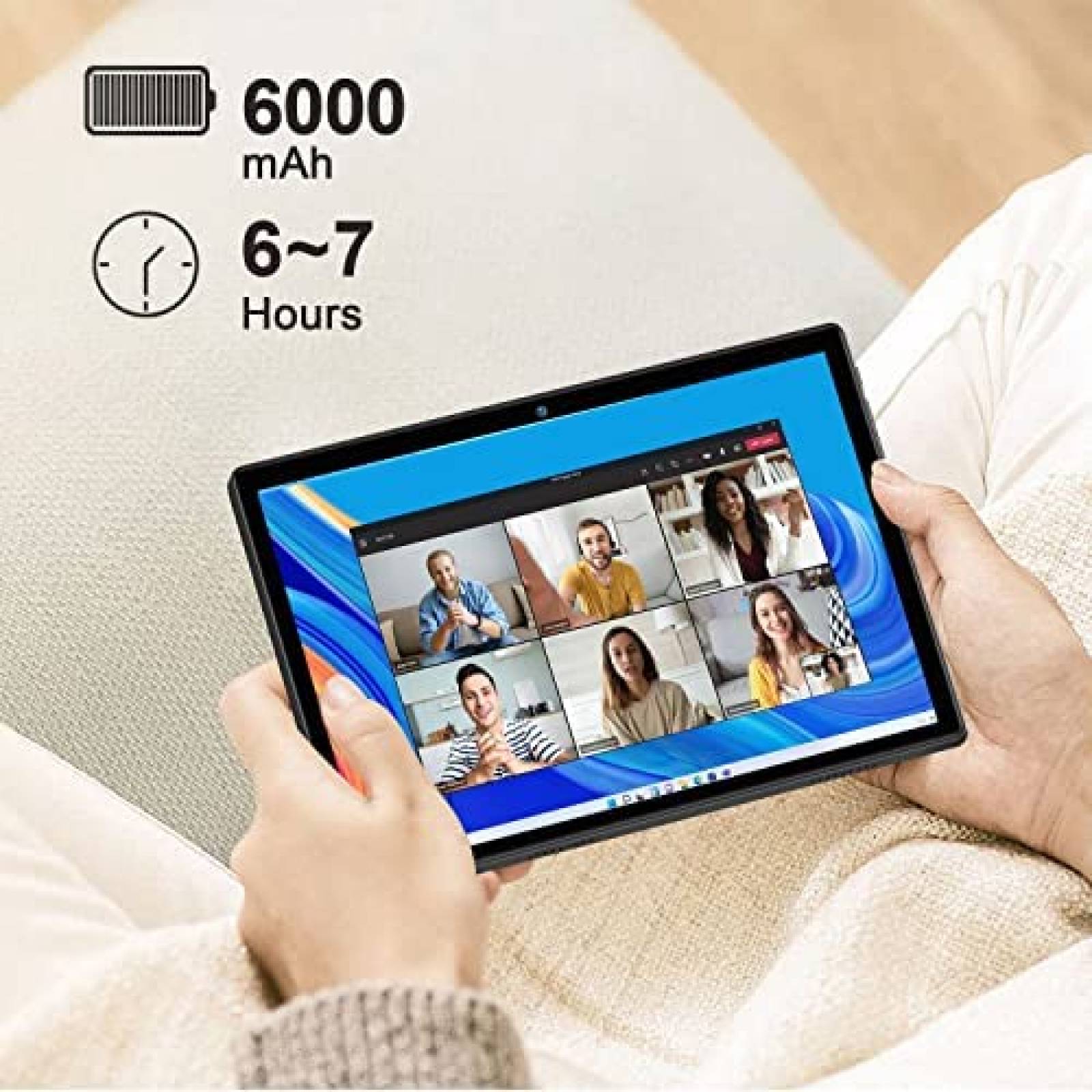 Tablet DUODUOGO 10'' QuadCore 4GB RAM 64GB ROM -Negro