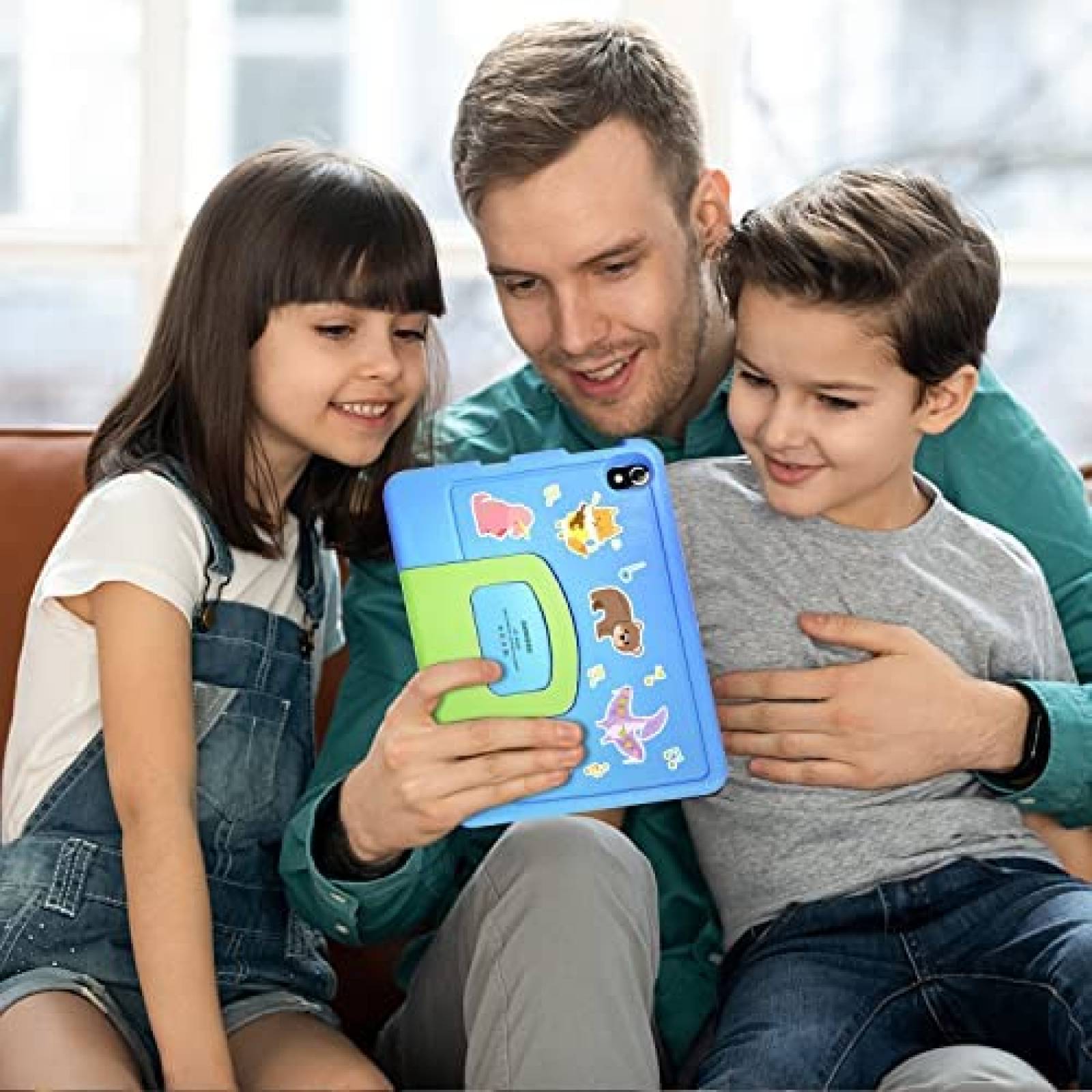 Tablet para Niños DUODUOGO 10'' Control Parental 64+4GB Azul