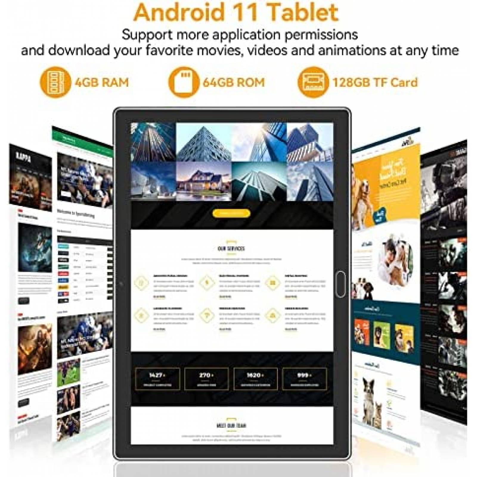 Tablet ANTEMPER 10.1'' 64GB 4GB RAM 8 Core 6000mAh Dual Sim
