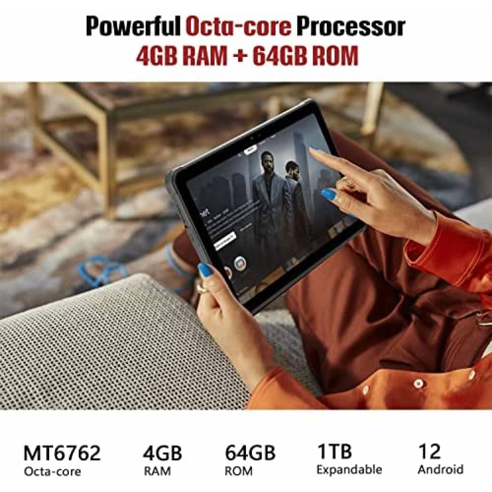 Tablet HOTWAV R5 10.1'' Heavy Duty 8 Core 4GB RAM 64GB