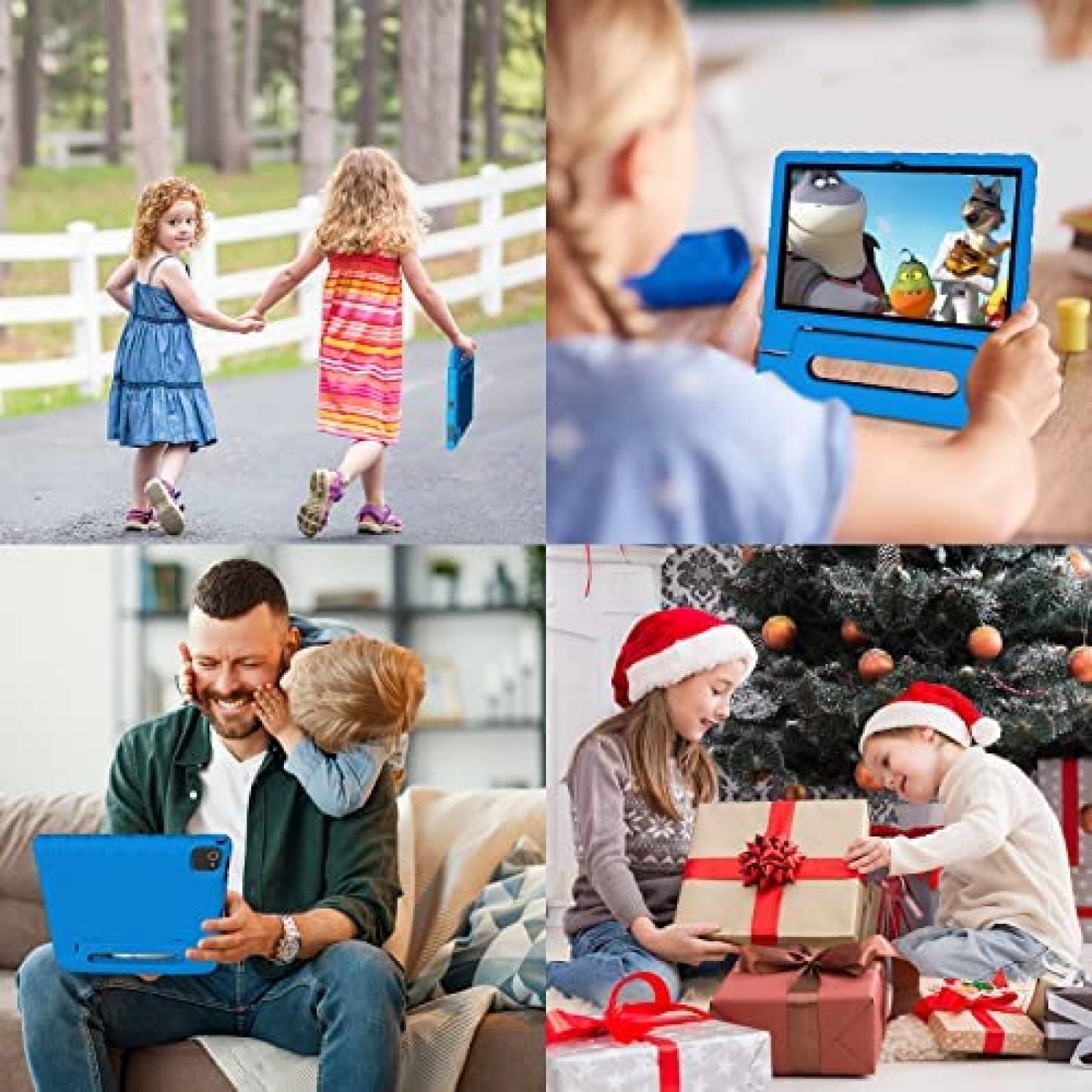 Tablet Niños ITDULCET 10'' 2GB RAM 32GB 4 Core 6000mAh -Azul