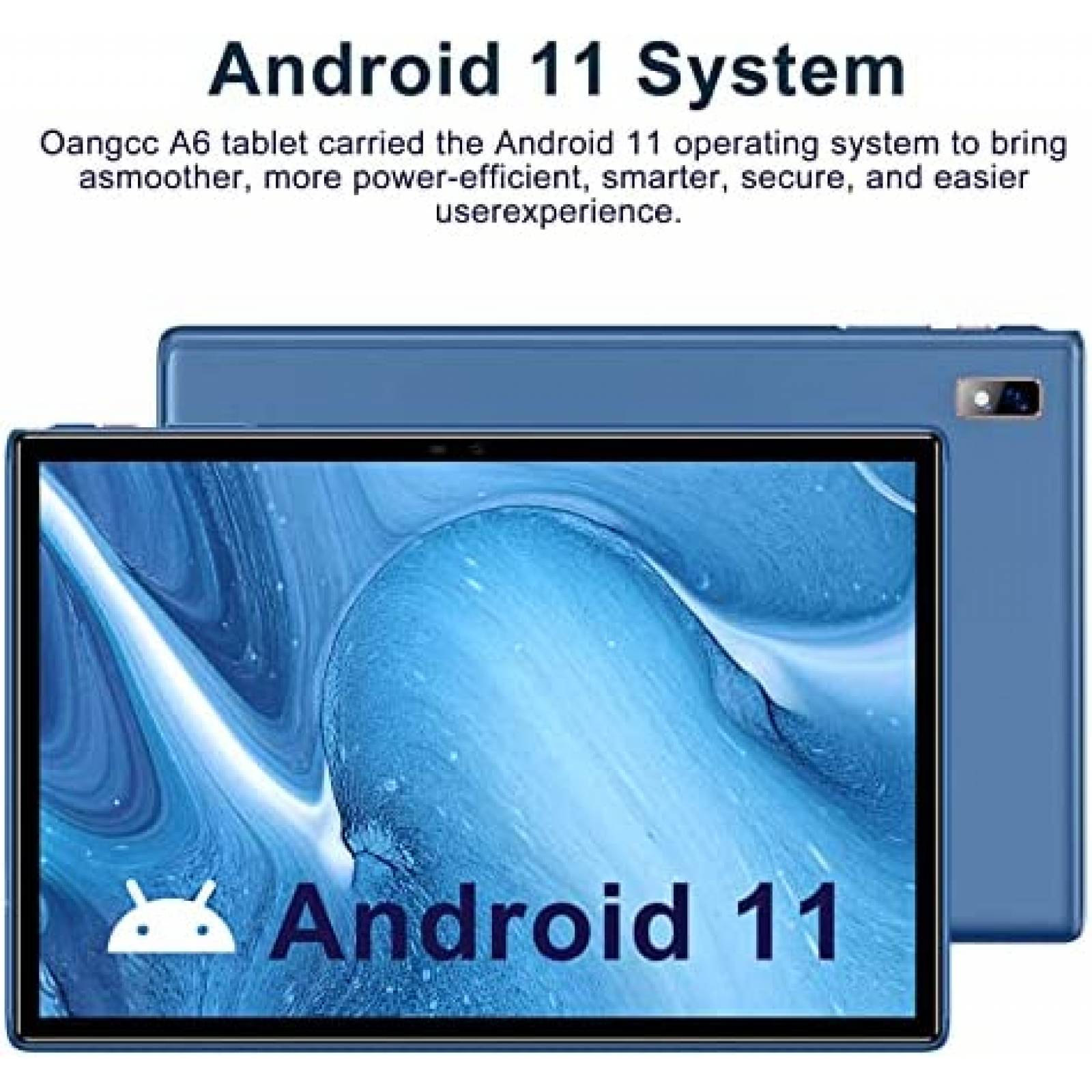 Tablet Oangcc A6 10.1'' 4GB RAM 64GB Teclado + Mouse -Azul