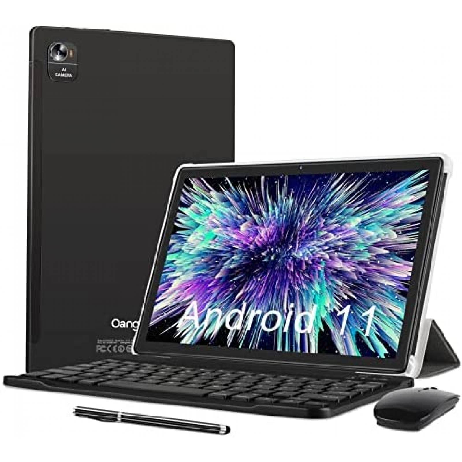 Tablet Oangcc 10.1'' 4GB RAM 64GB 8000mAh Teclado + Mouse