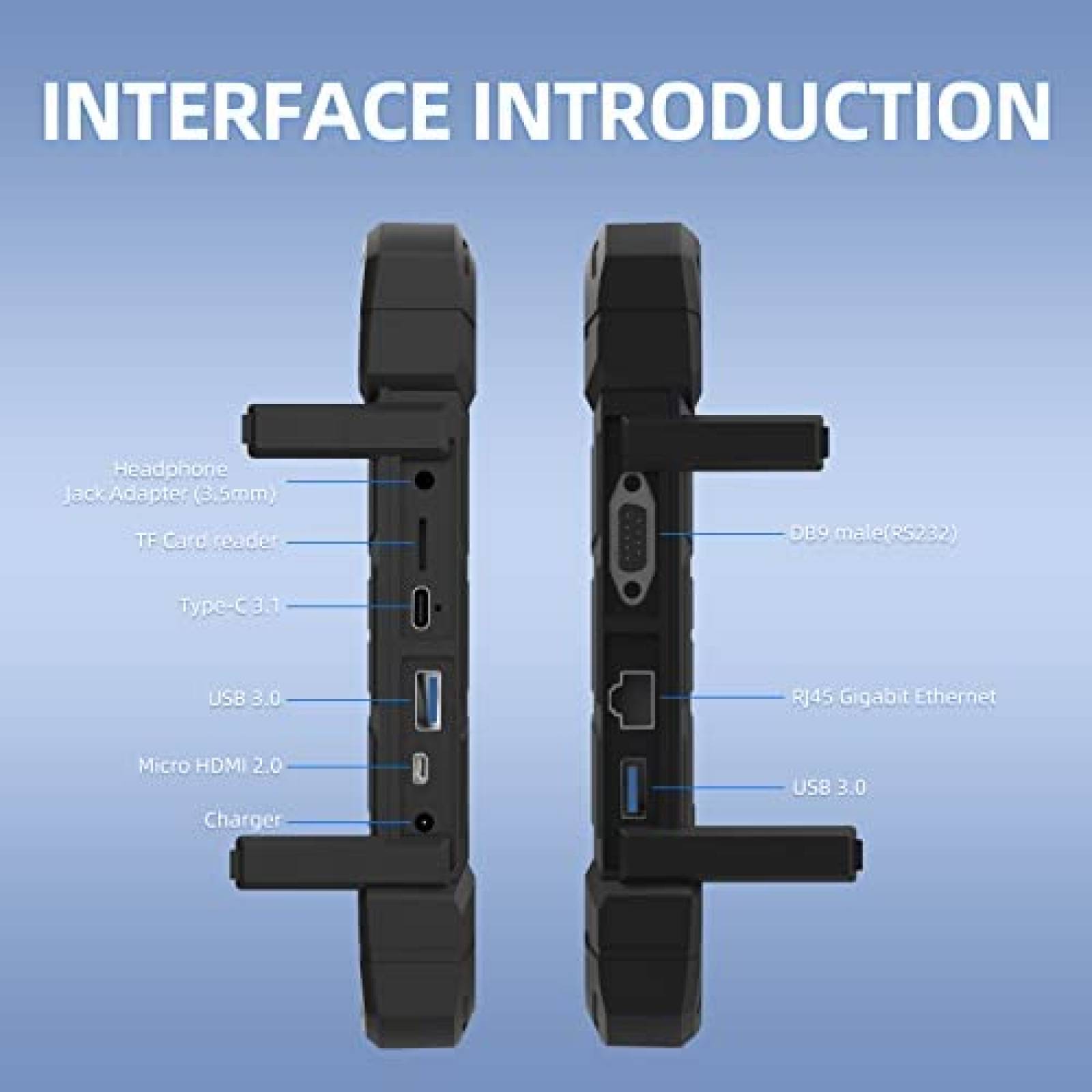 Tableta HIGOLE PC F7G 10.1 Pulgadas con 128 GB -Negro