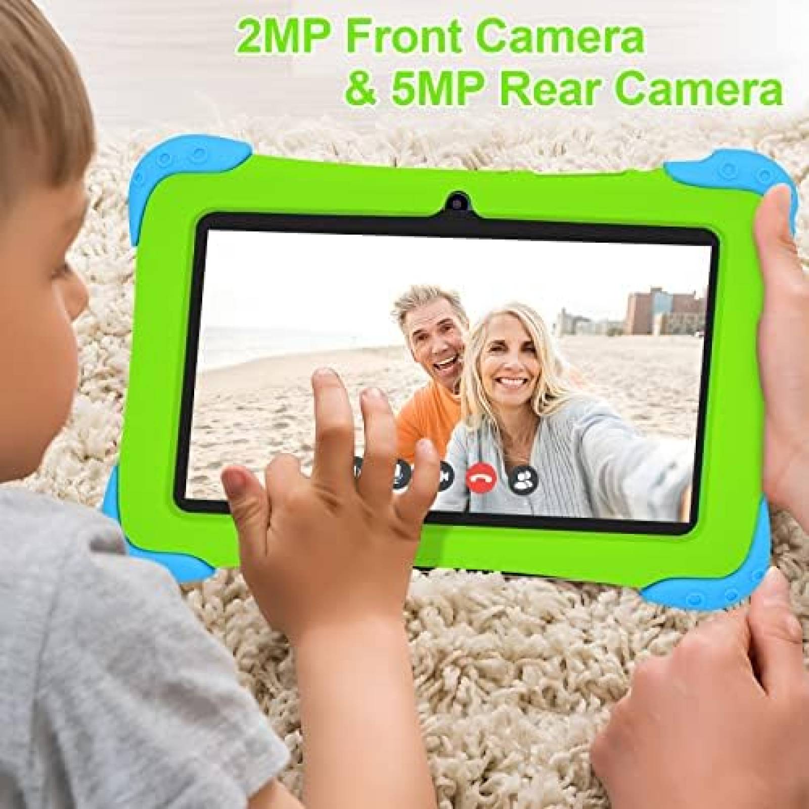 Tablet para Niños Fivahiva 7'' IPS 32GB 2GB RAM 32GB -Verde
