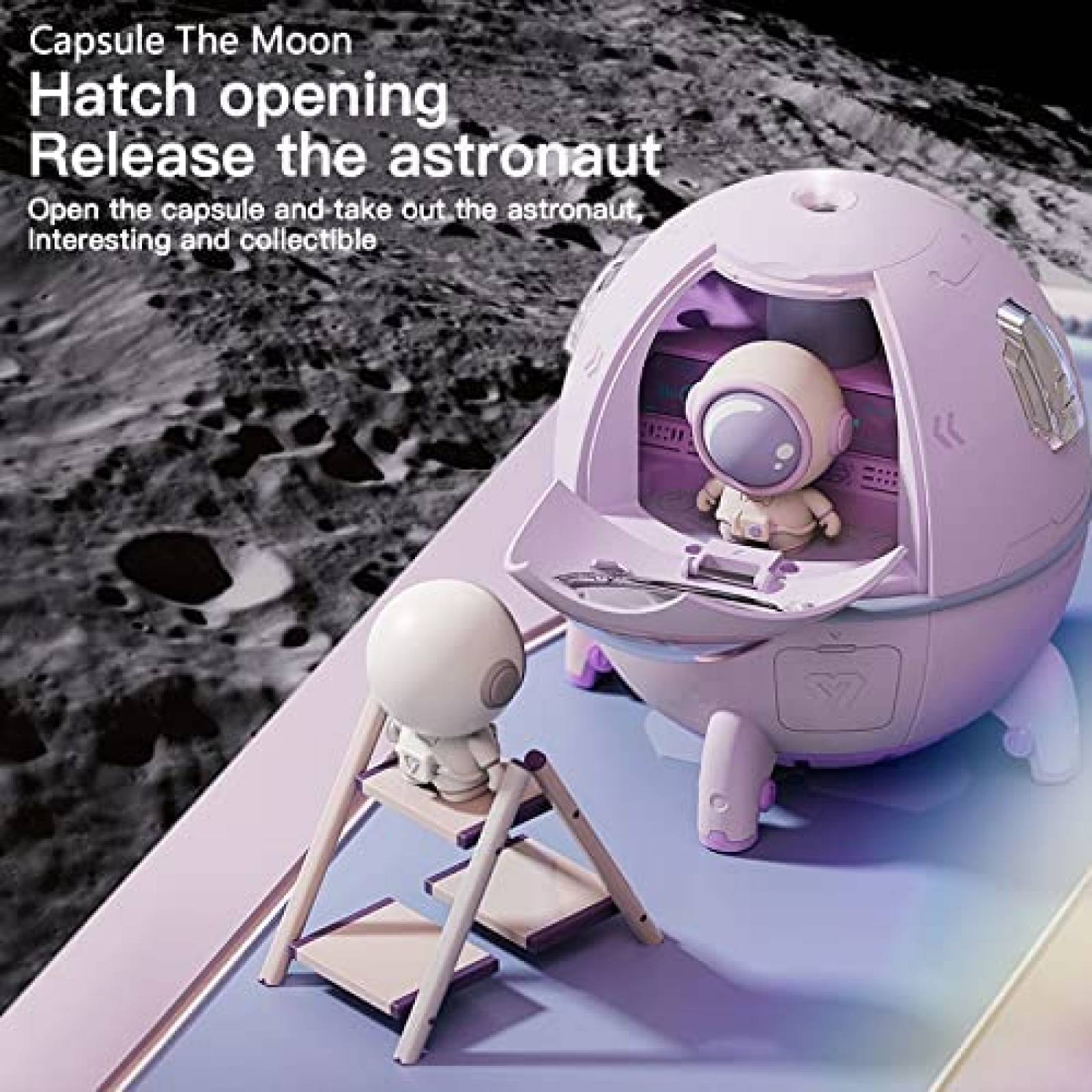 Humidificador YA MI 220ml Portatil USB C Decorativo -Blanco