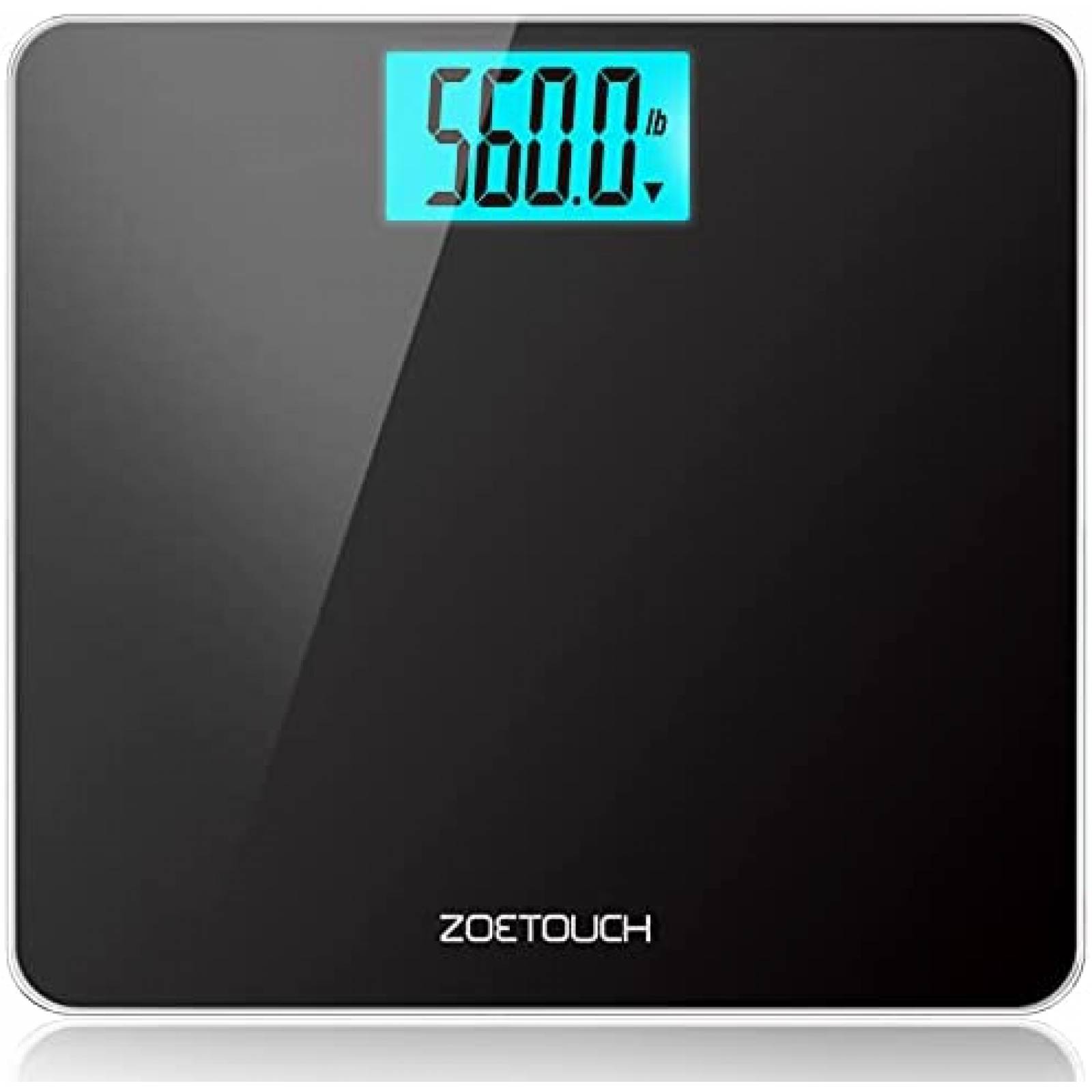 Bascula Digital Zoetouch Cap. Max. 255Kg LCD 4.2'' -Negro