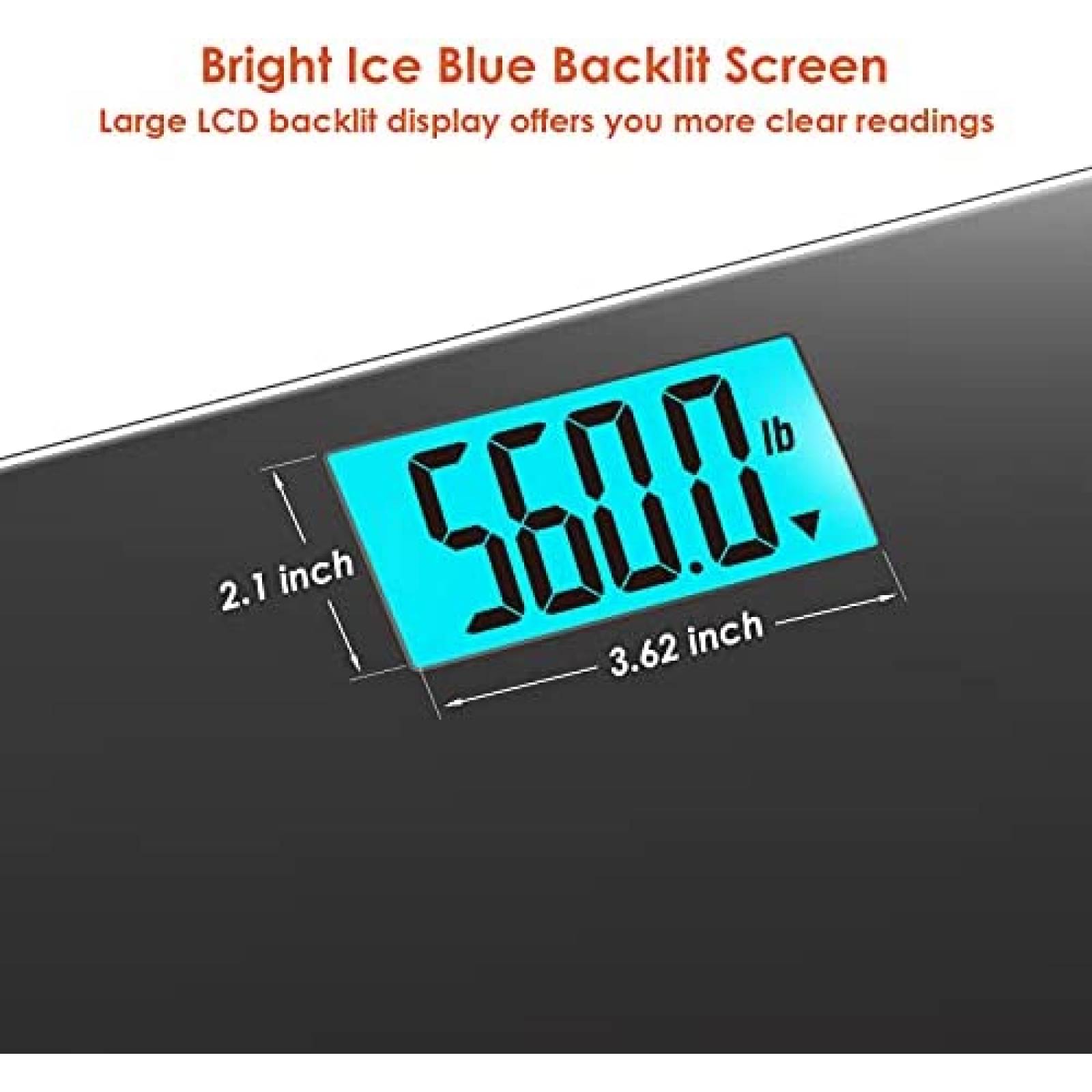 Bascula Digital Zoetouch Cap. Max. 255Kg LCD 4.2'' -Negro