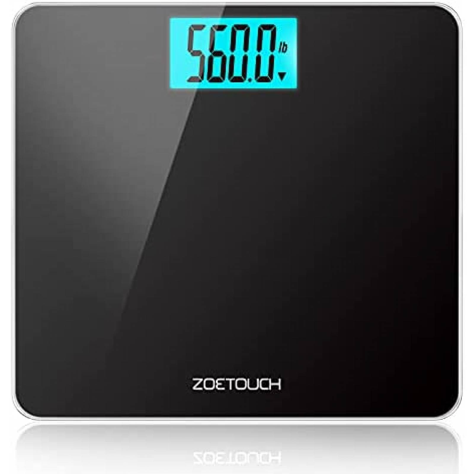 Bascula Digital Zoetouch Cap. Max. 255Kg LCD 4.2'' -Negro