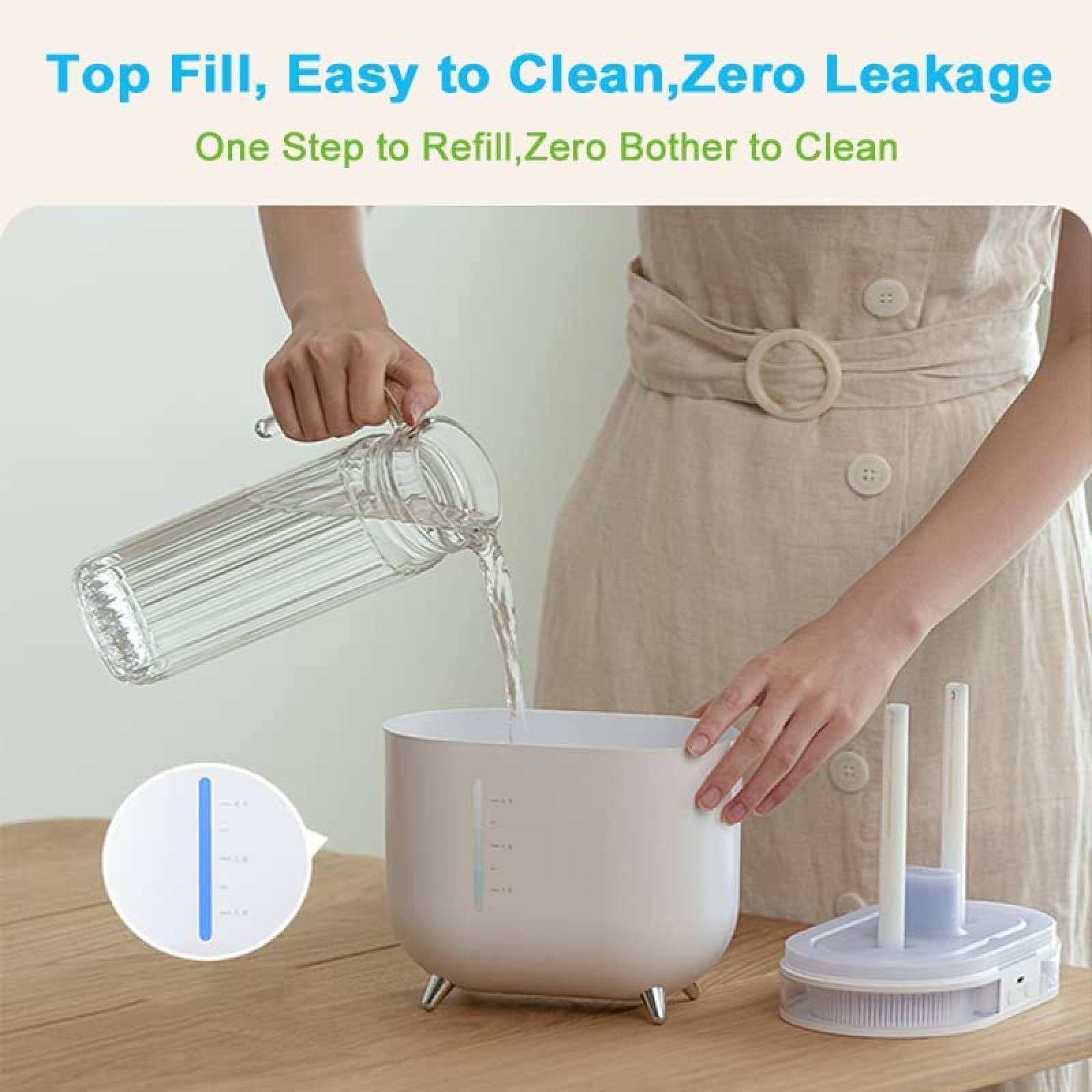 Humidificadores Smocu para Habitacion Cap. 2L -Blanco