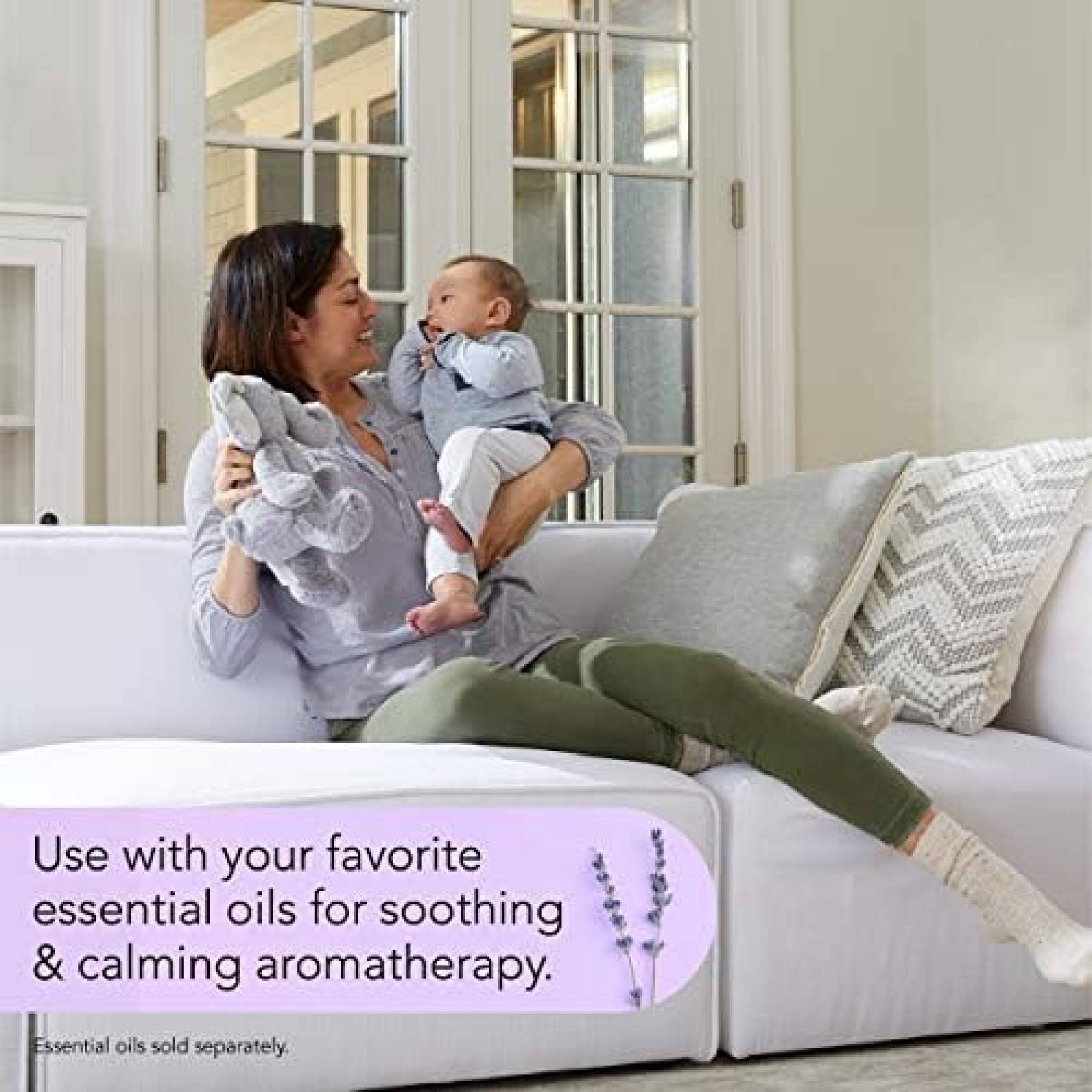 Humidificador Vicks VUL500 Con Difusor Luz Nocturna -Blanco