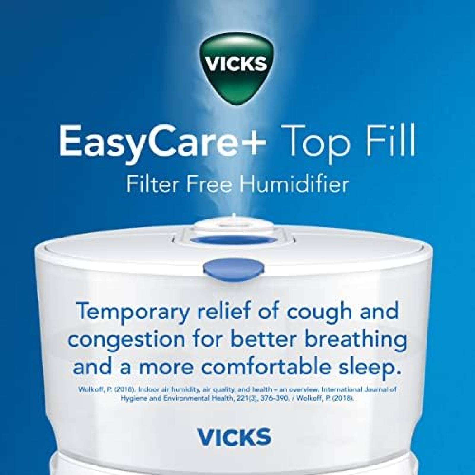 Humidificador Vicks de Vapor Frio para Vapores de 2 Vias