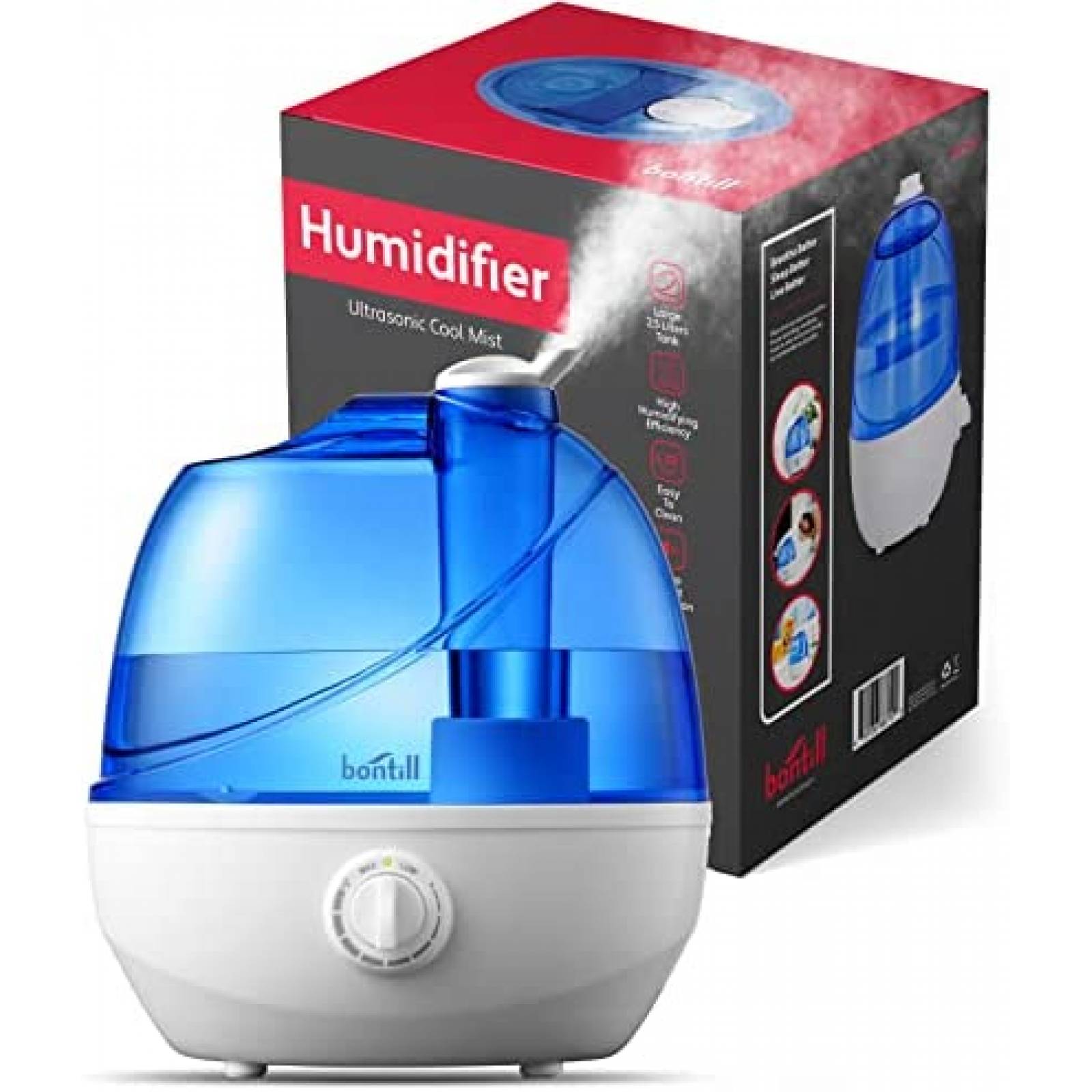 Humidificador de aire de niebla fría de 2.5L, humidificadores