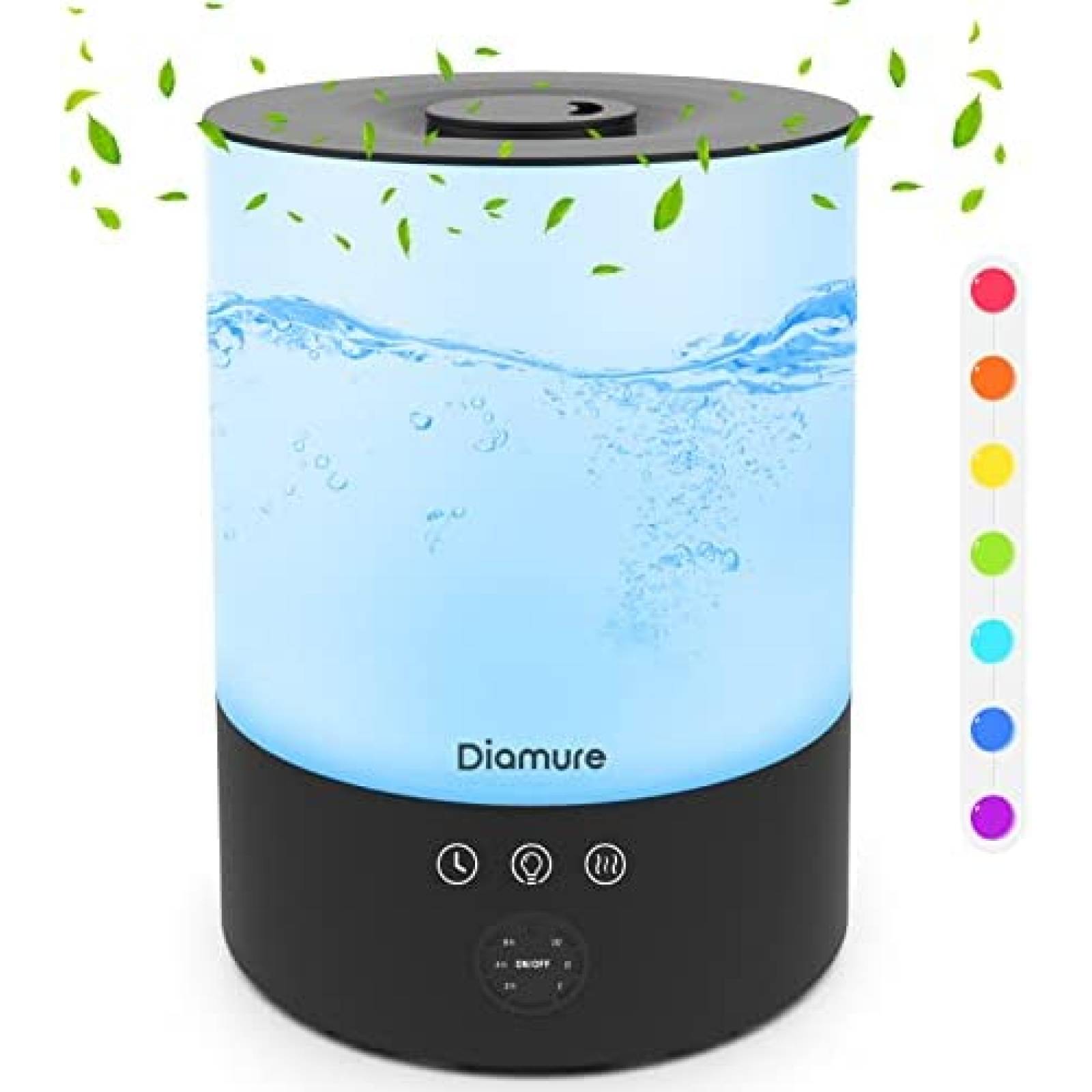 Humidificador Diamure SCK-2C25A 28 DB 7 Colores 2.5 Litros
