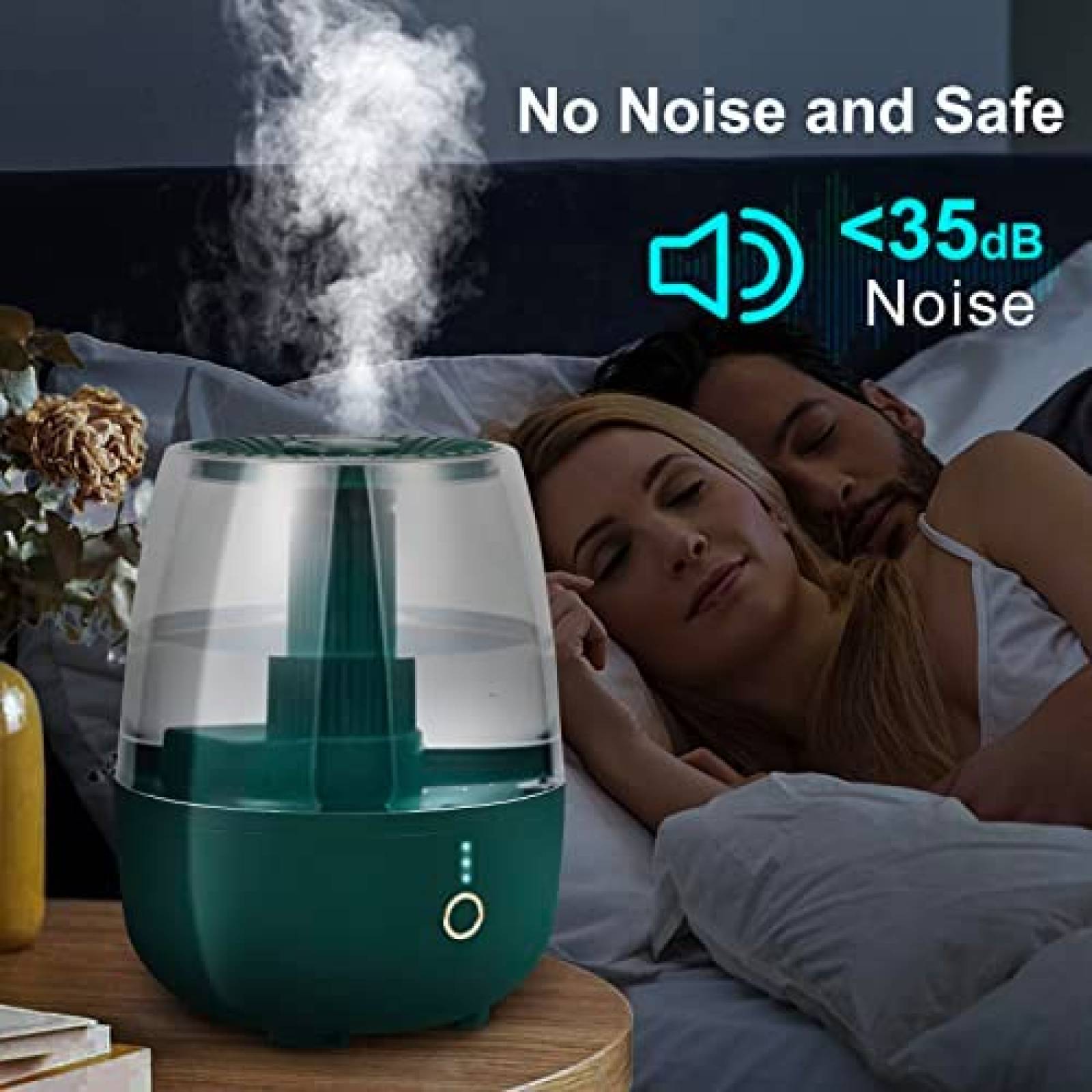 Humidificador HOKC-N 6.8 Litros Control Remoto -Verde