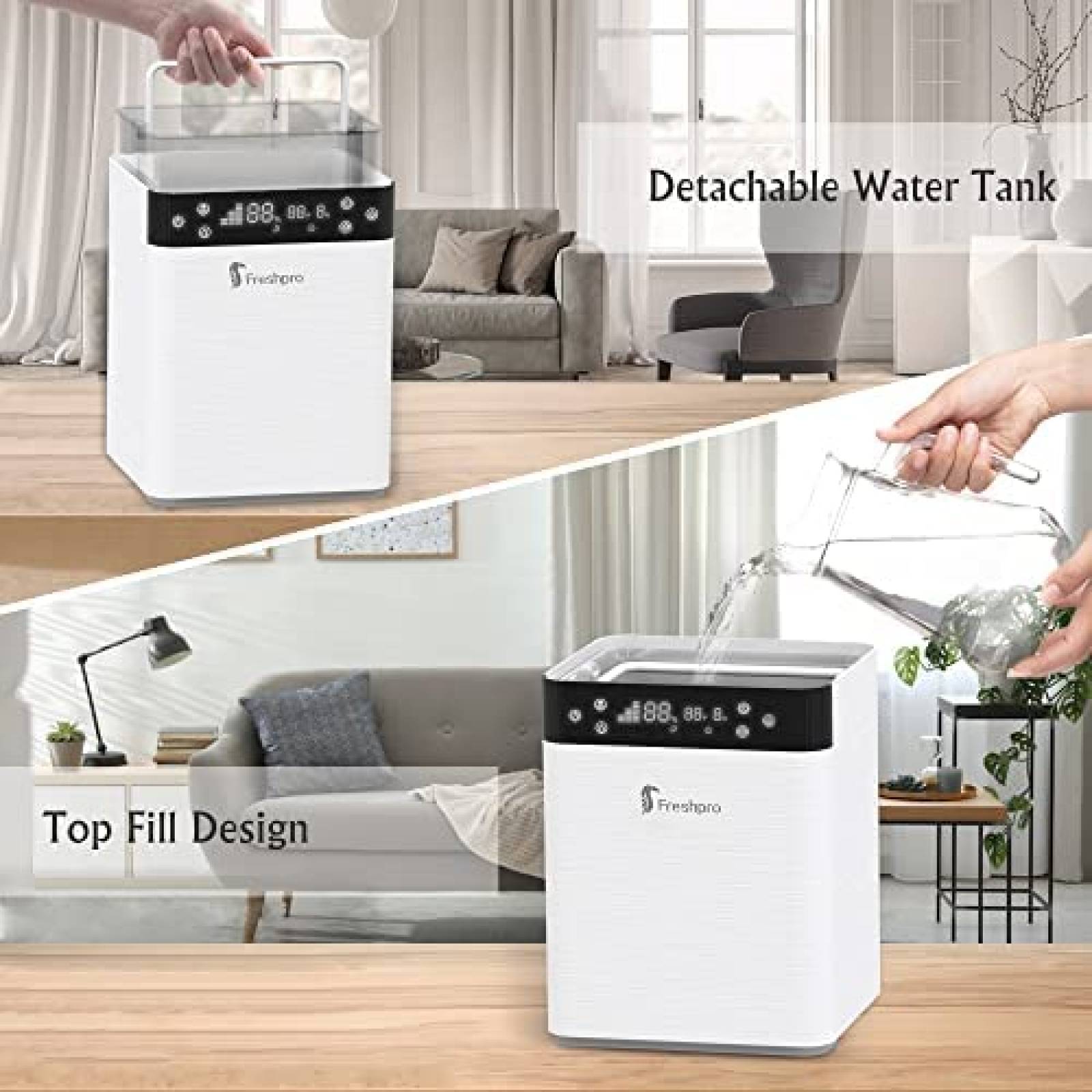 Humidificador Freshpro SPS-111-W1 4.5L Apagado Automatico