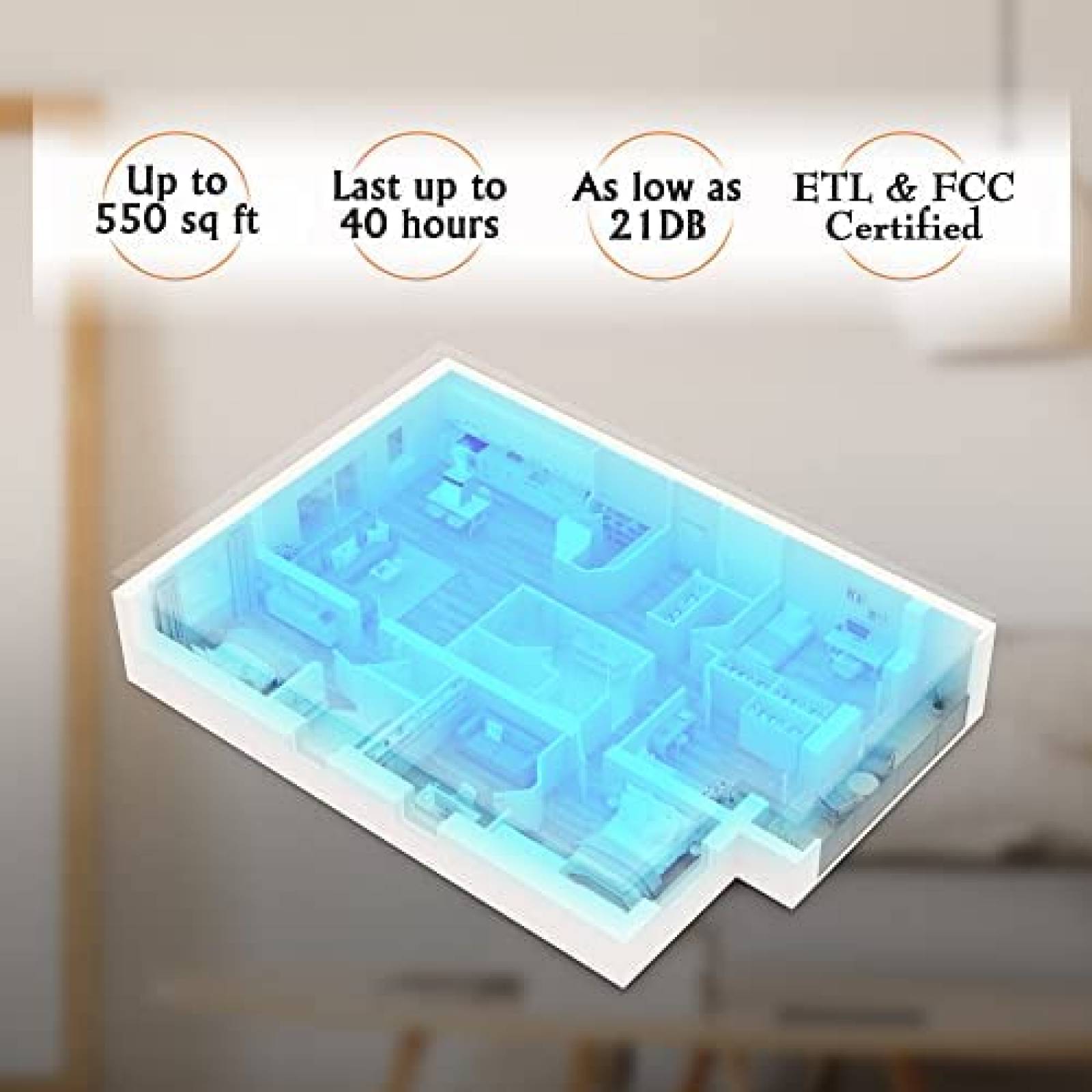 Humidificador Freshpro SPS-111-W1 4.5L Apagado Automatico