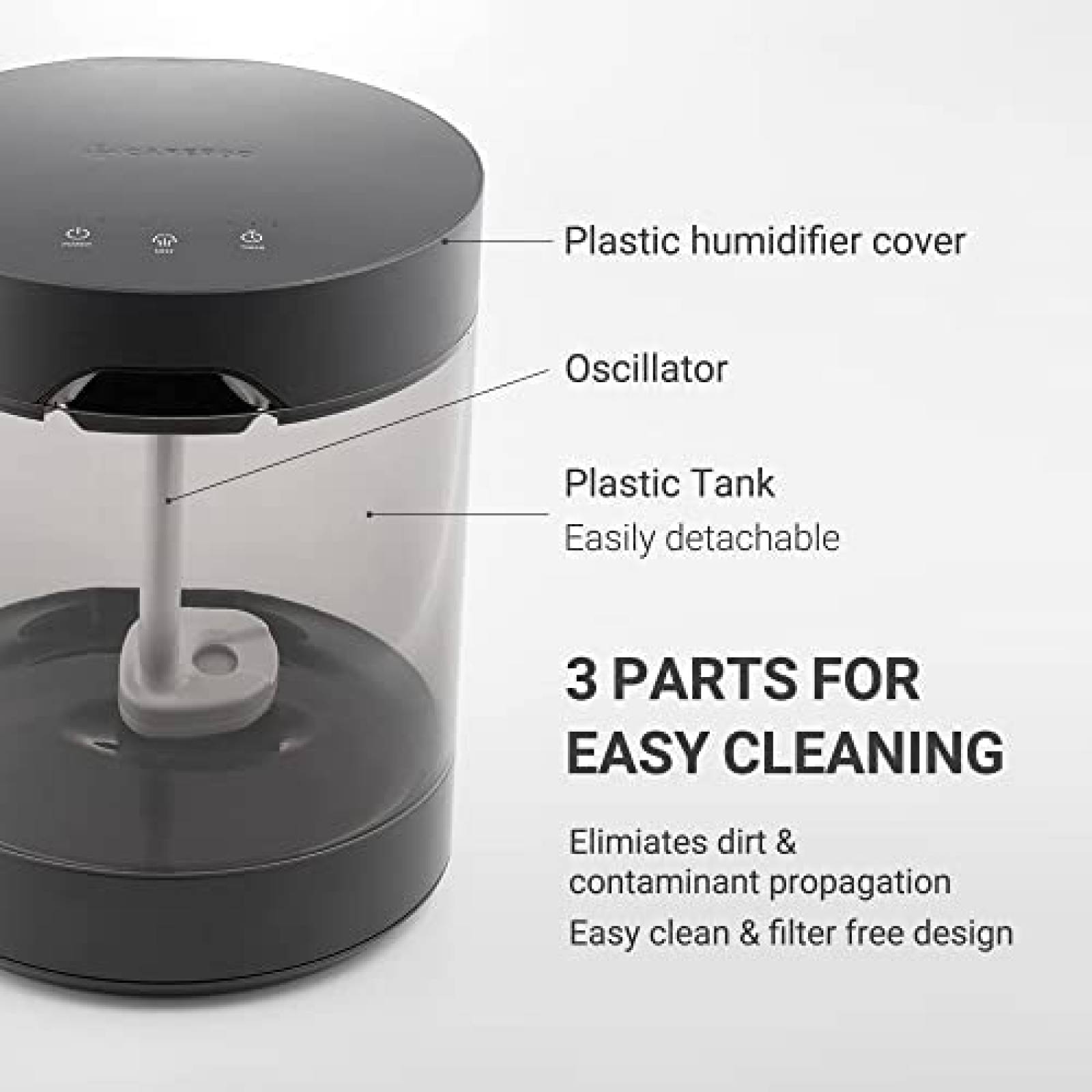 Humidificador Ultrasonico de Niebla Fria CarePod G50 5.5L