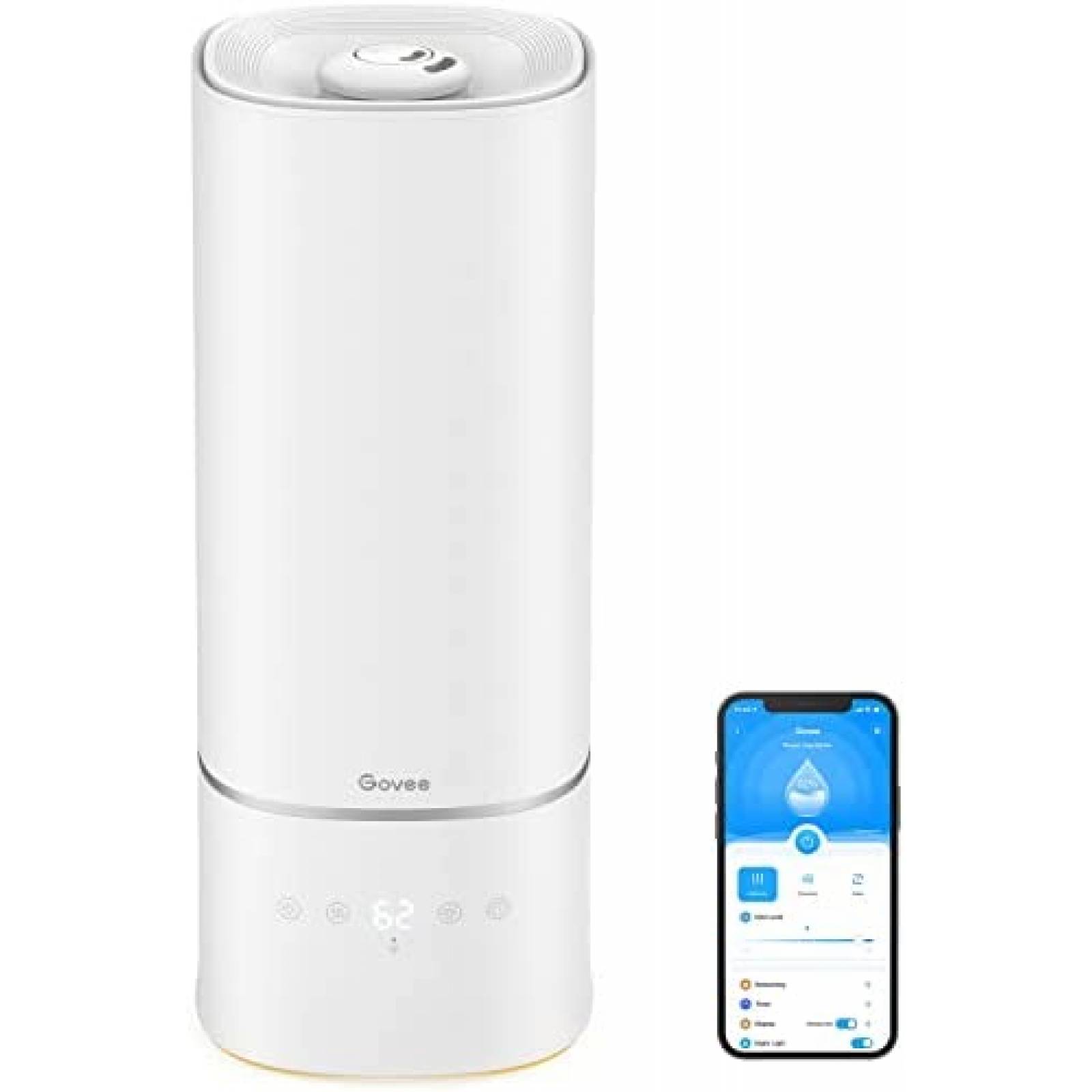 Humidificador Govee 6L 56m2 Wifi App Sensor -Blanco