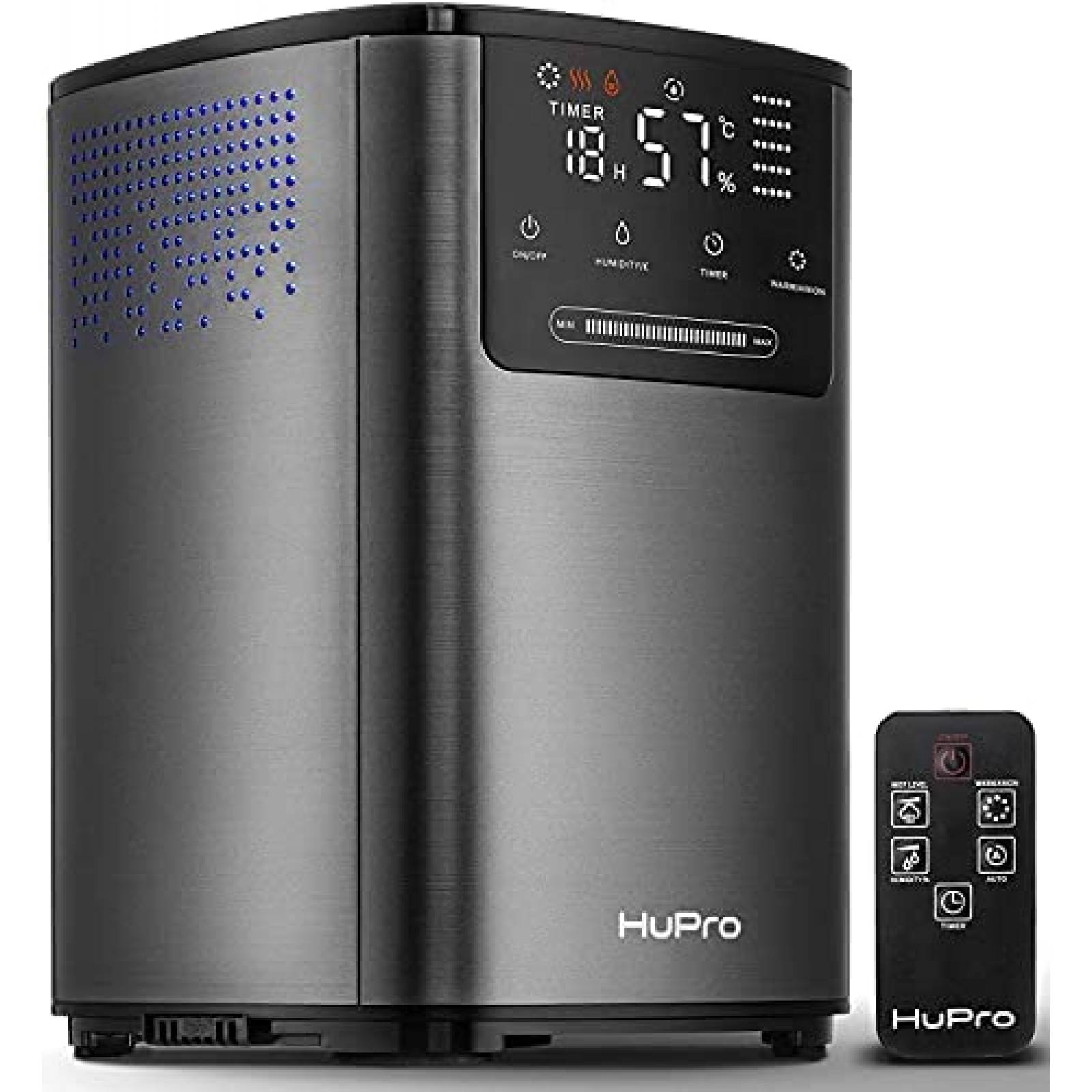 Humidificador de Niebla Fria y Calida Hupro 4L -Negro