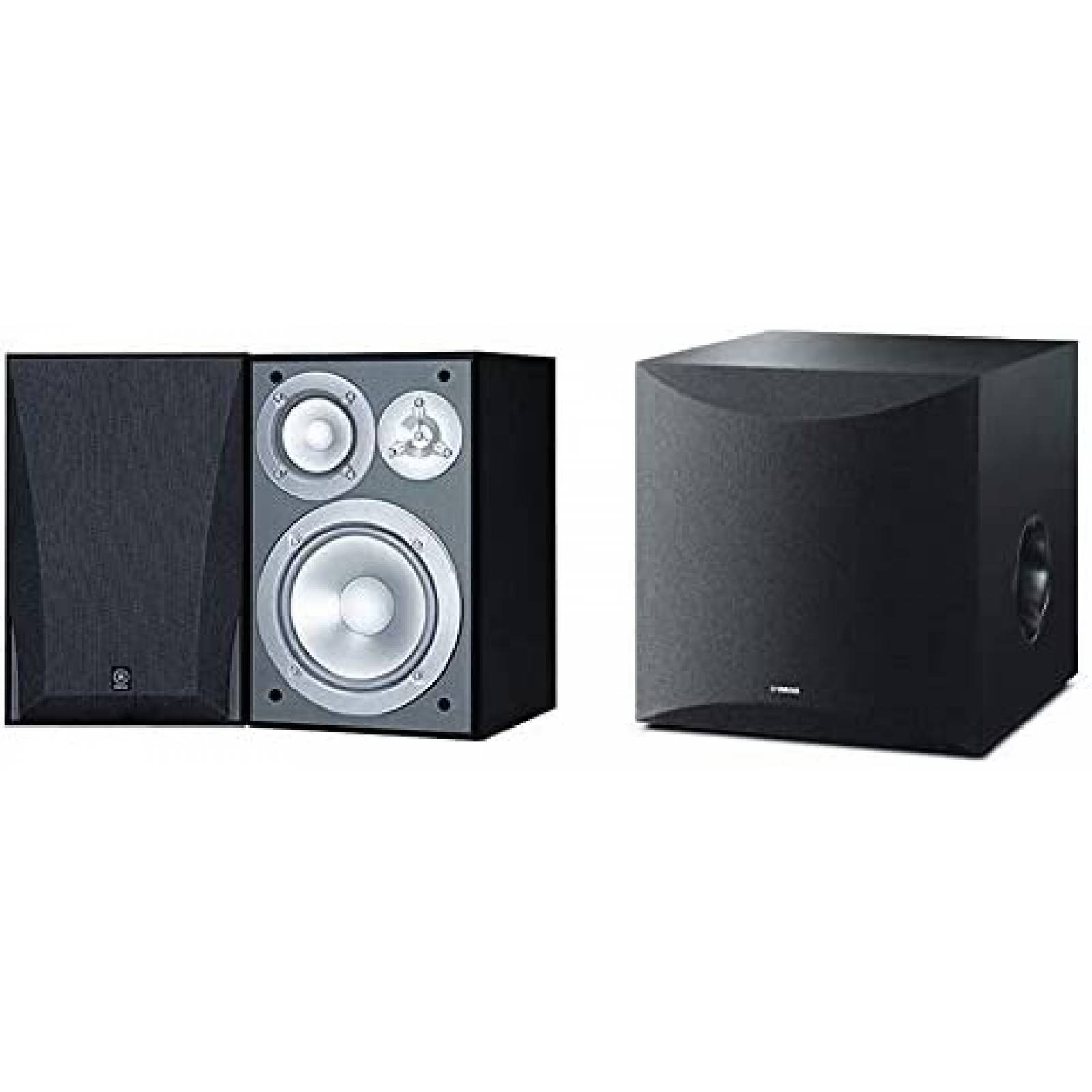 Par de Altavoces Yamaha NS-6490 3 vias Subwoofer 100W -Negro