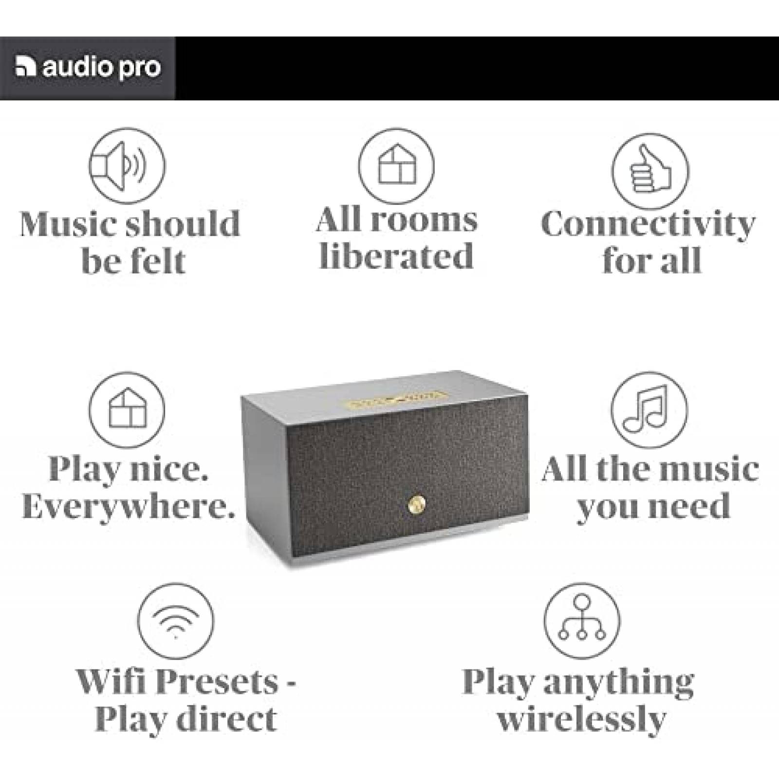 Combo Altavoces Inalambricos Audio Pro C10 MkII Y C5 MkII