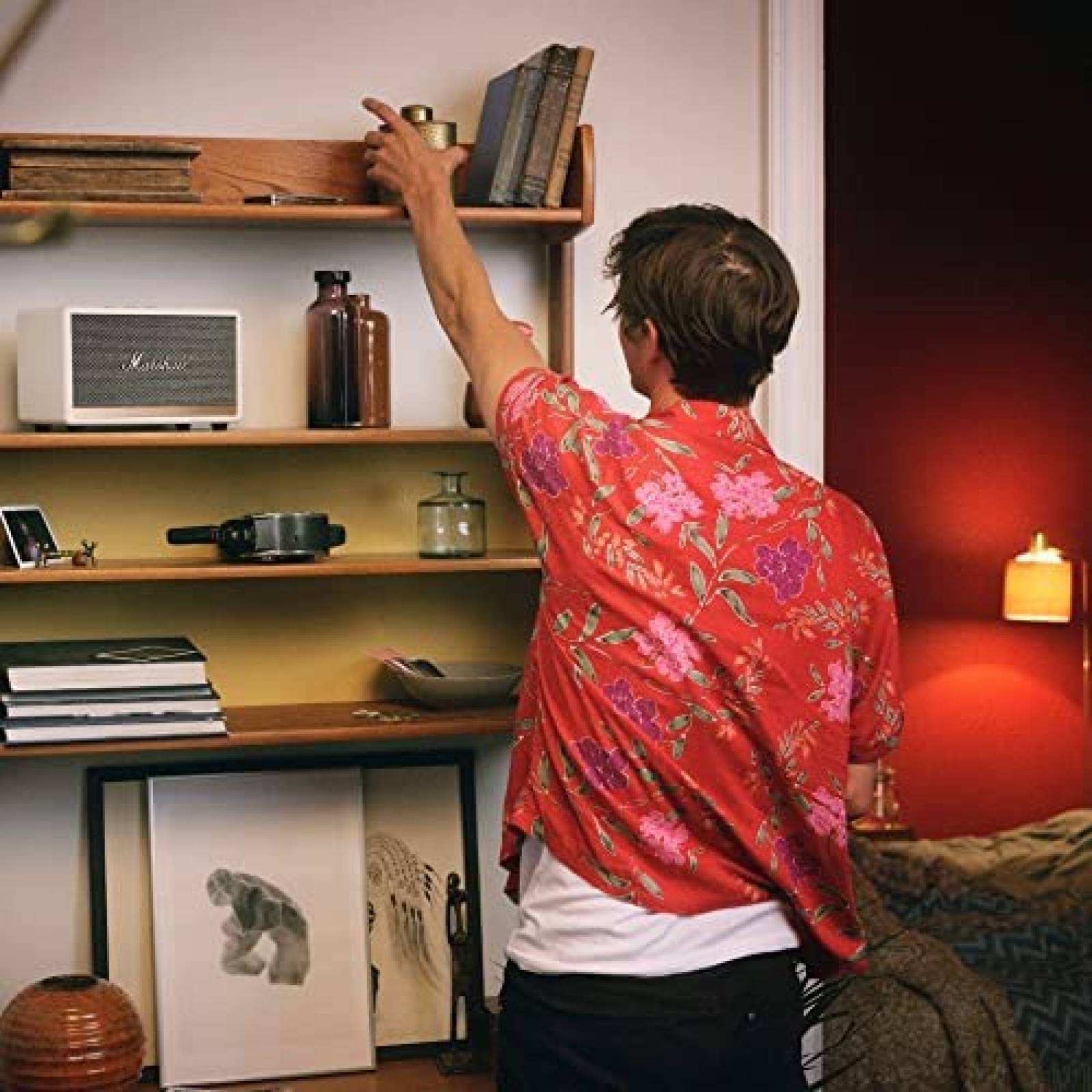 Bocina Marshall Acton II Bluetooth Look Clasico -Blanco