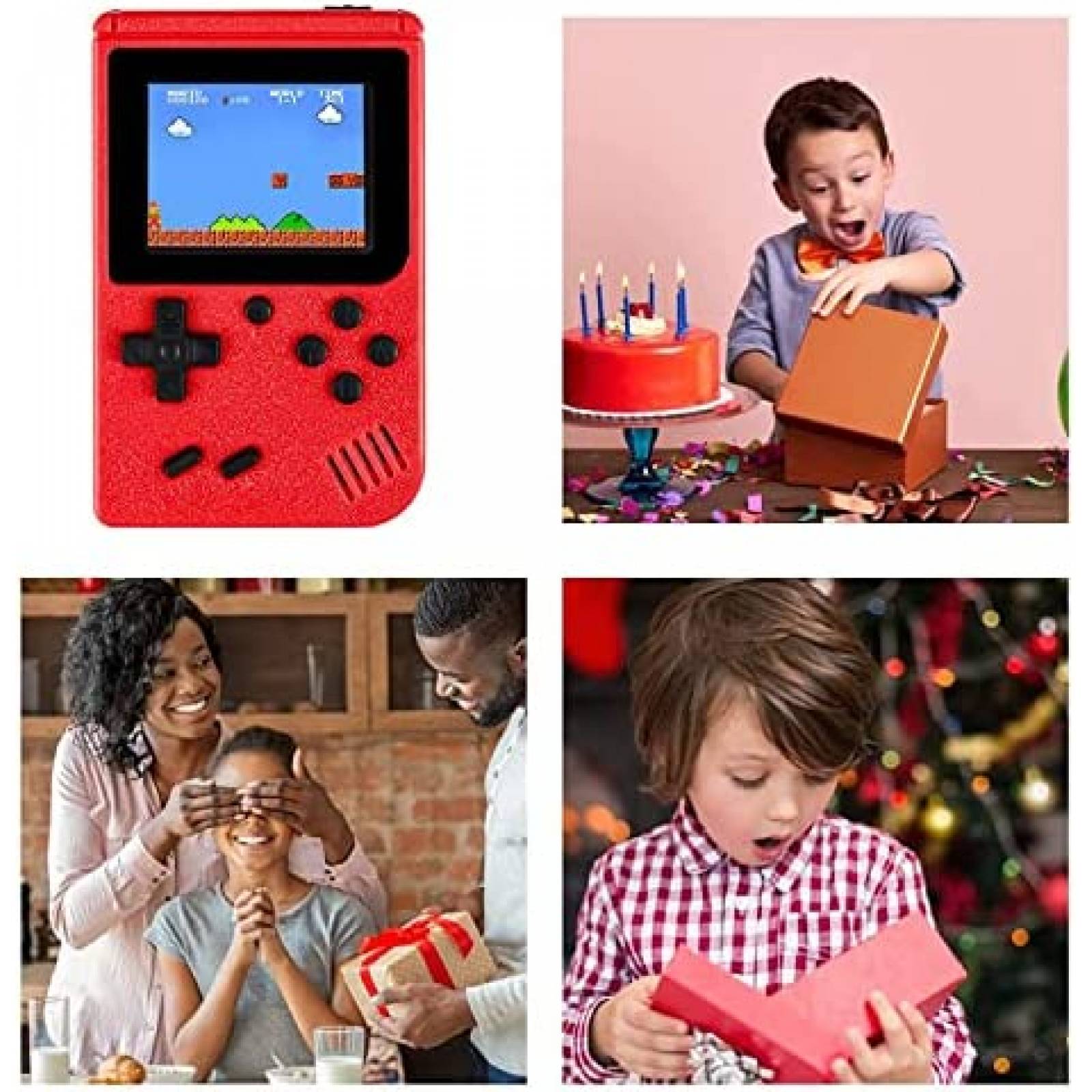 Consola de Videojuegos Retro MarattLan LCD 3.0'' -Rojo