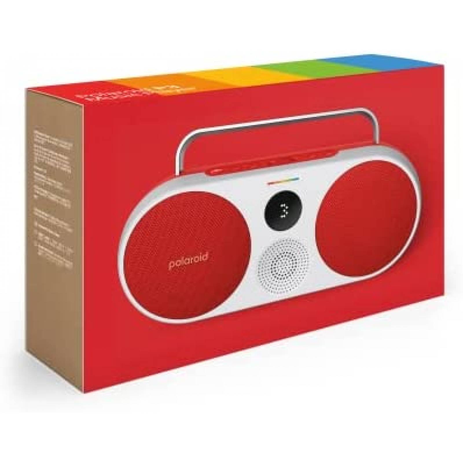 Bocina Bluetooth Portatil Polaroid P3 AUX Bateria 15h -Rojo