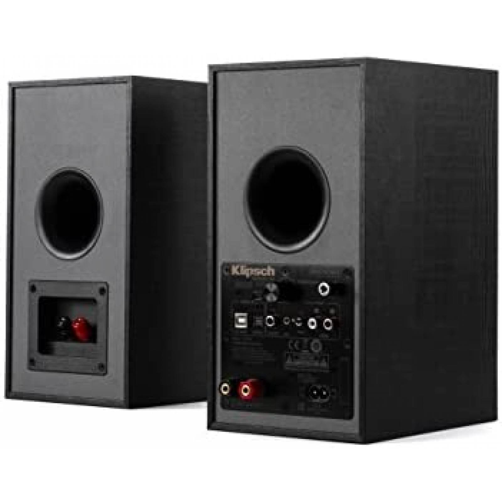 2 Bocinas Klipsch R-41PM 3.5mm Bluetooth y Subwoofer -Negro