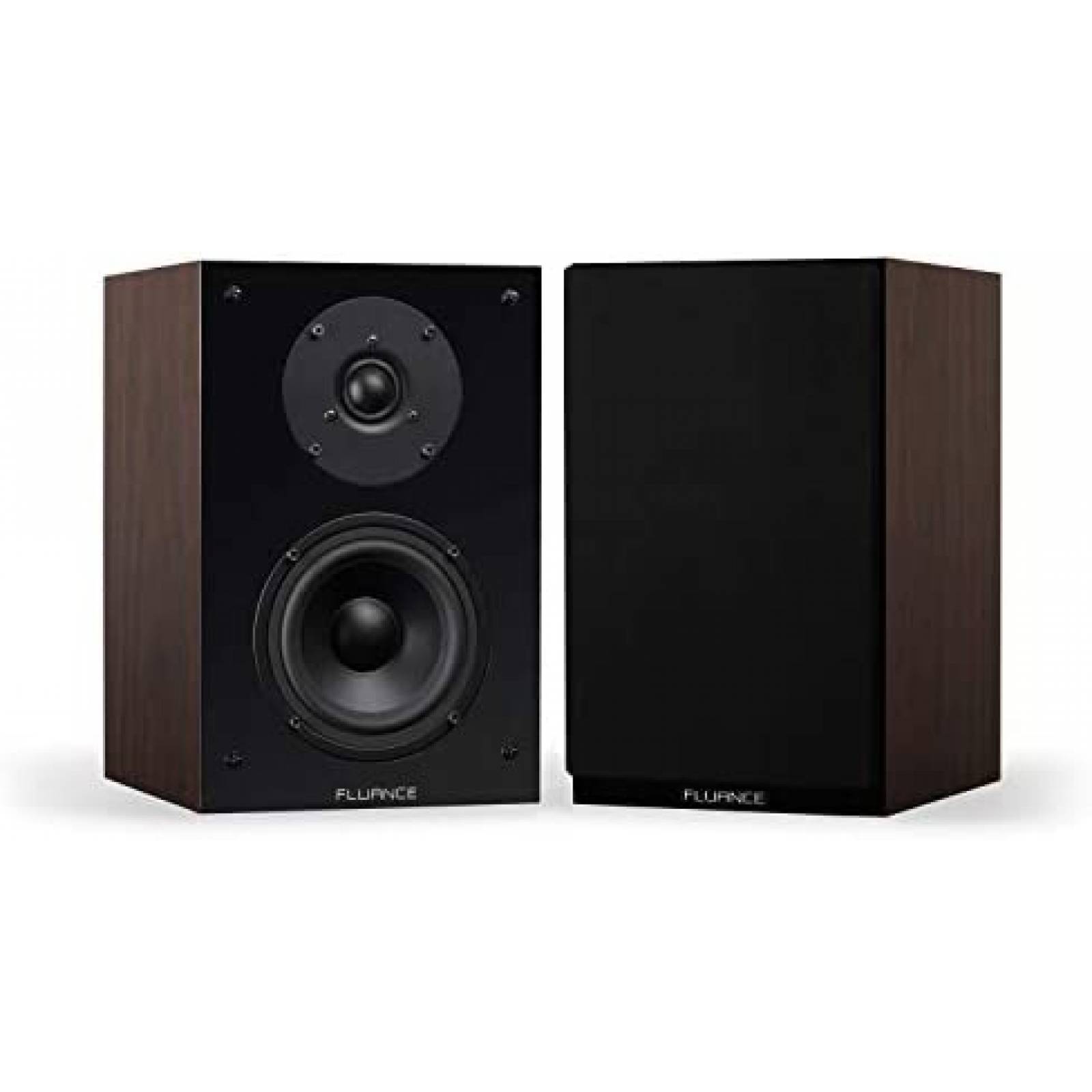 2 Bocinas Fluance SX6W 100W Subwoofer 5 Pulgadas -Madera