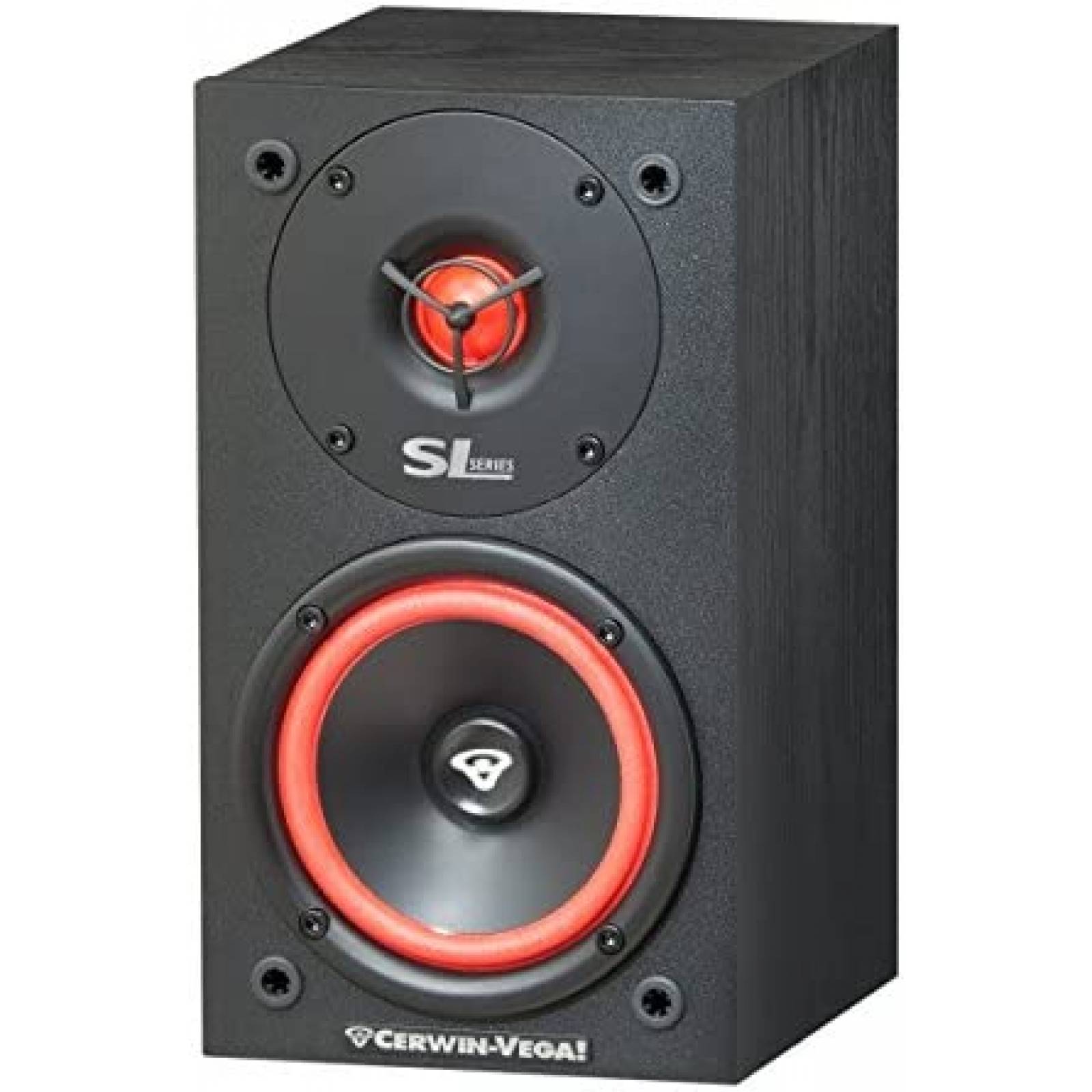 Par de Bocinas Cerwin Vega SL-5M 5'' RCA Bajo Reflex -Negro