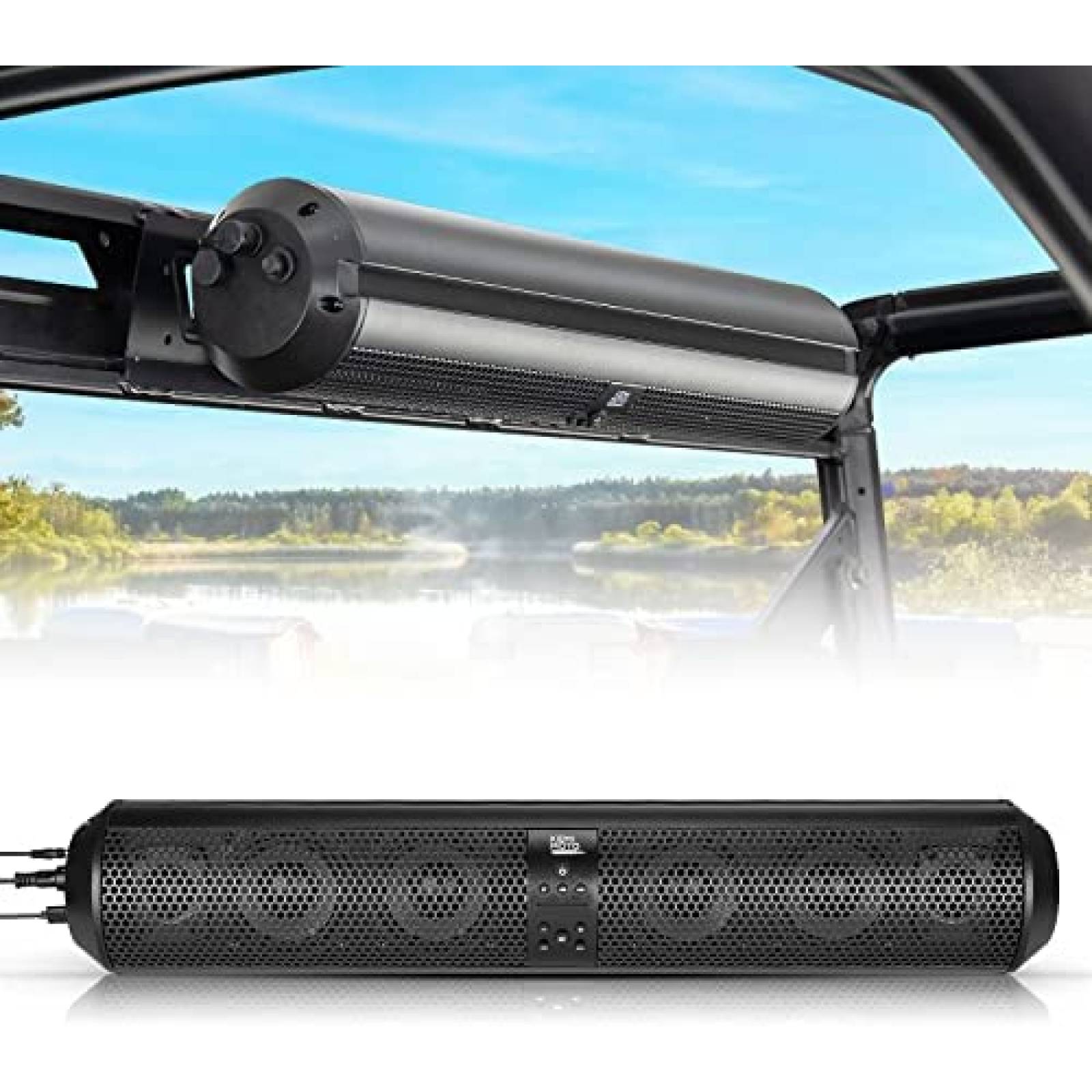 Barra de Sonido KEMIMOTO UTV SxS 28'' Rzr Bluetooth -Negro