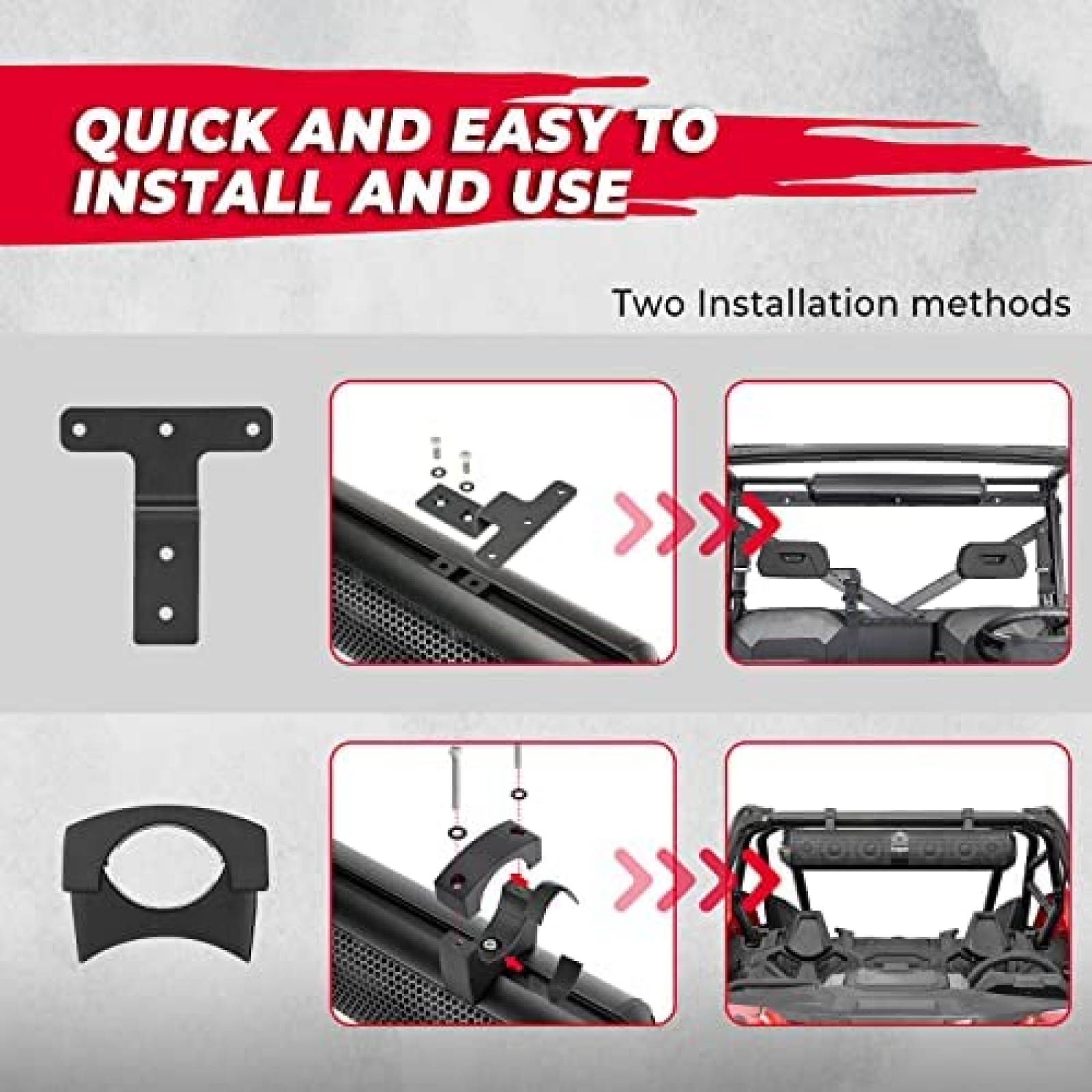 Barra de Sonido KEMIMOTO UTV SxS 28'' Rzr Bluetooth -Negro
