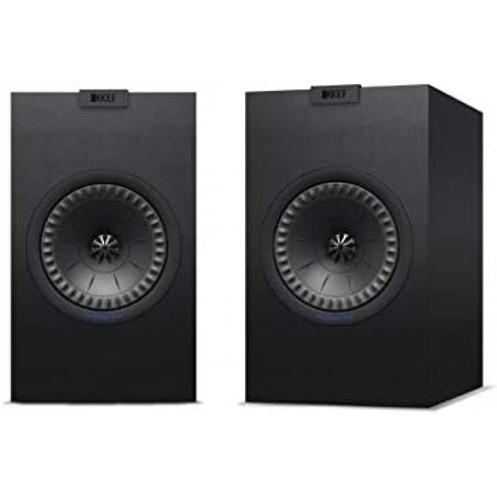 2 Bocinas KEF Q350 con Subwoofer y Control Remoto -Negro