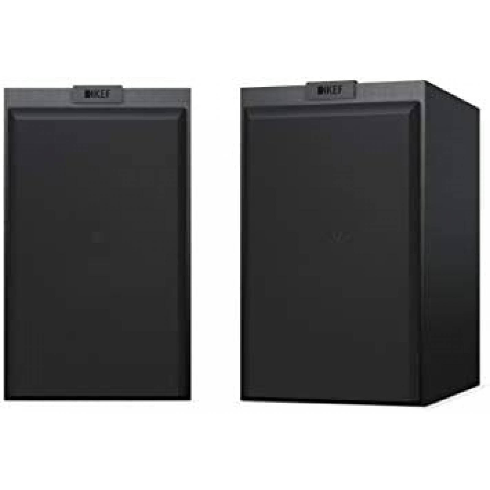 2 Bocinas KEF Q350 con Subwoofer y Control Remoto -Negro