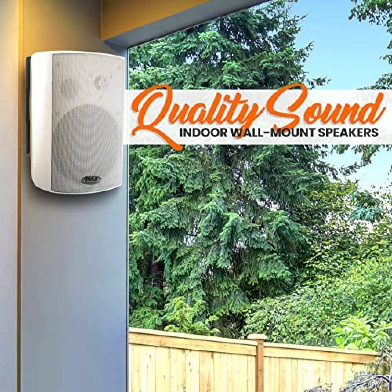 Par de Bocinas Pyle PDWR69BTW 6.5'' 100W Bluetooth -Blanco