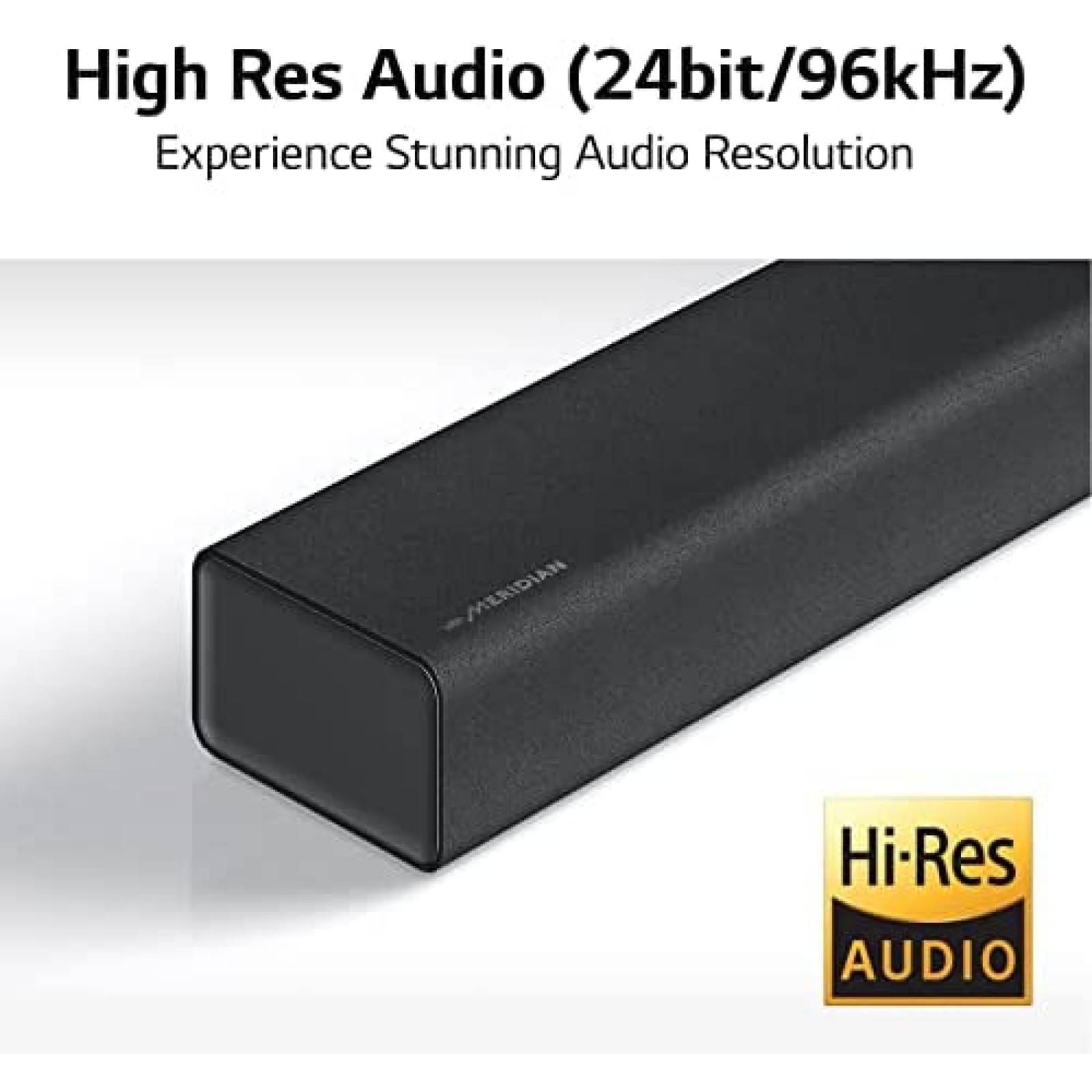 Barra de Sonido LG S65Q de 3.1 Canales Para TV -Negro