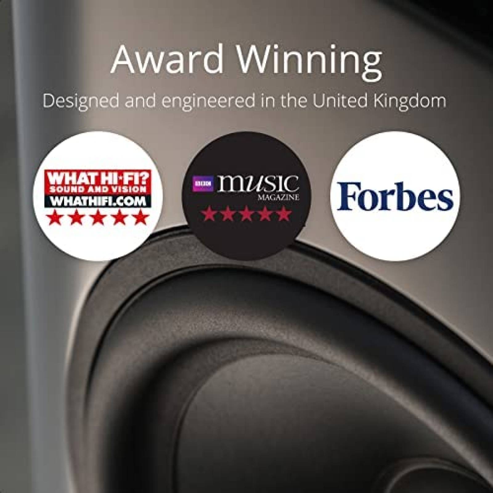 Bocinas Q Acoustics 3020i Sistema de Sonido Hi-Fi -Blanco