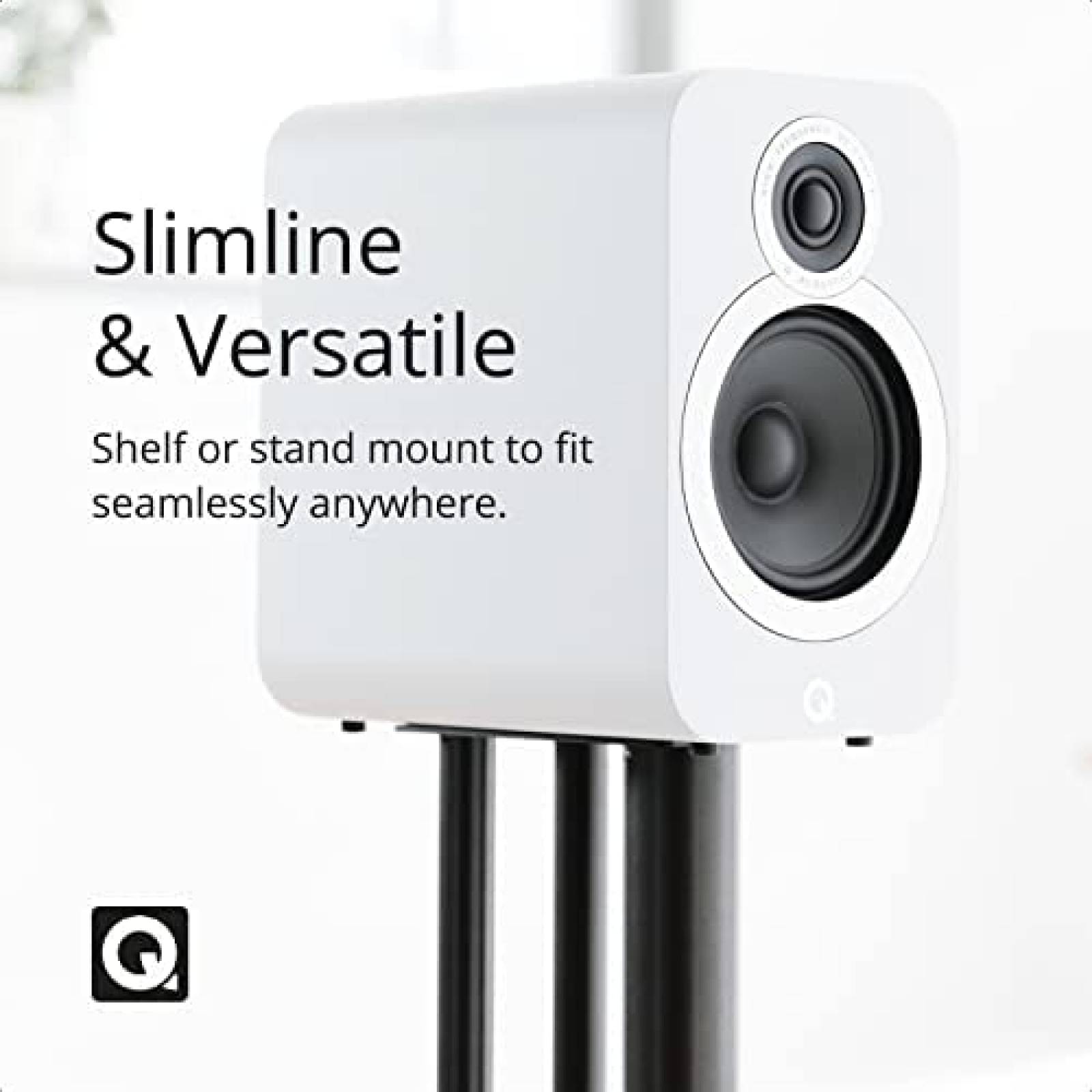 Bocinas Q Acoustics 3020i Sistema de Sonido Hi-Fi -Blanco