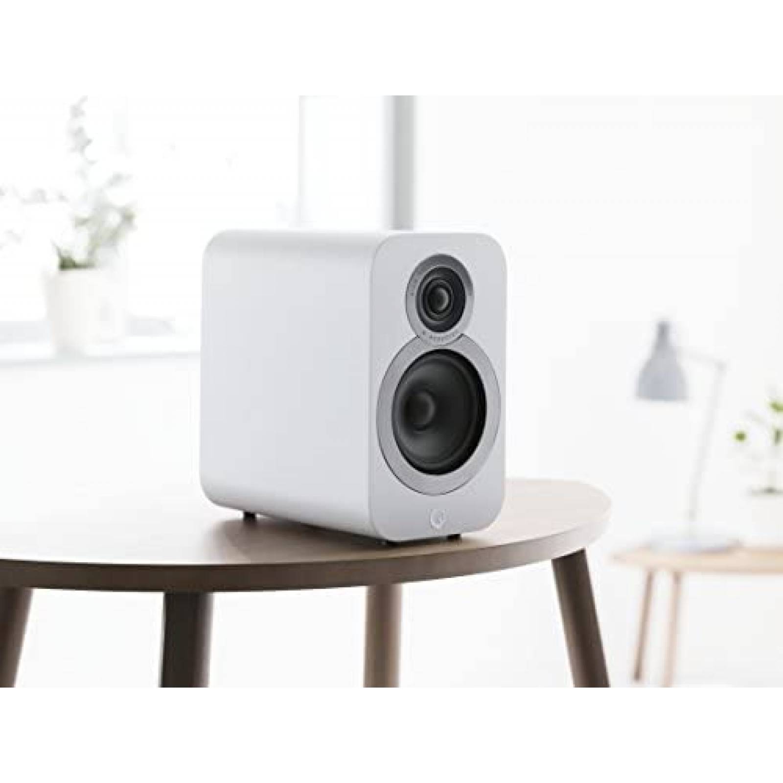 Bocinas Q Acoustics 3020i Sistema de Sonido Hi-Fi -Blanco