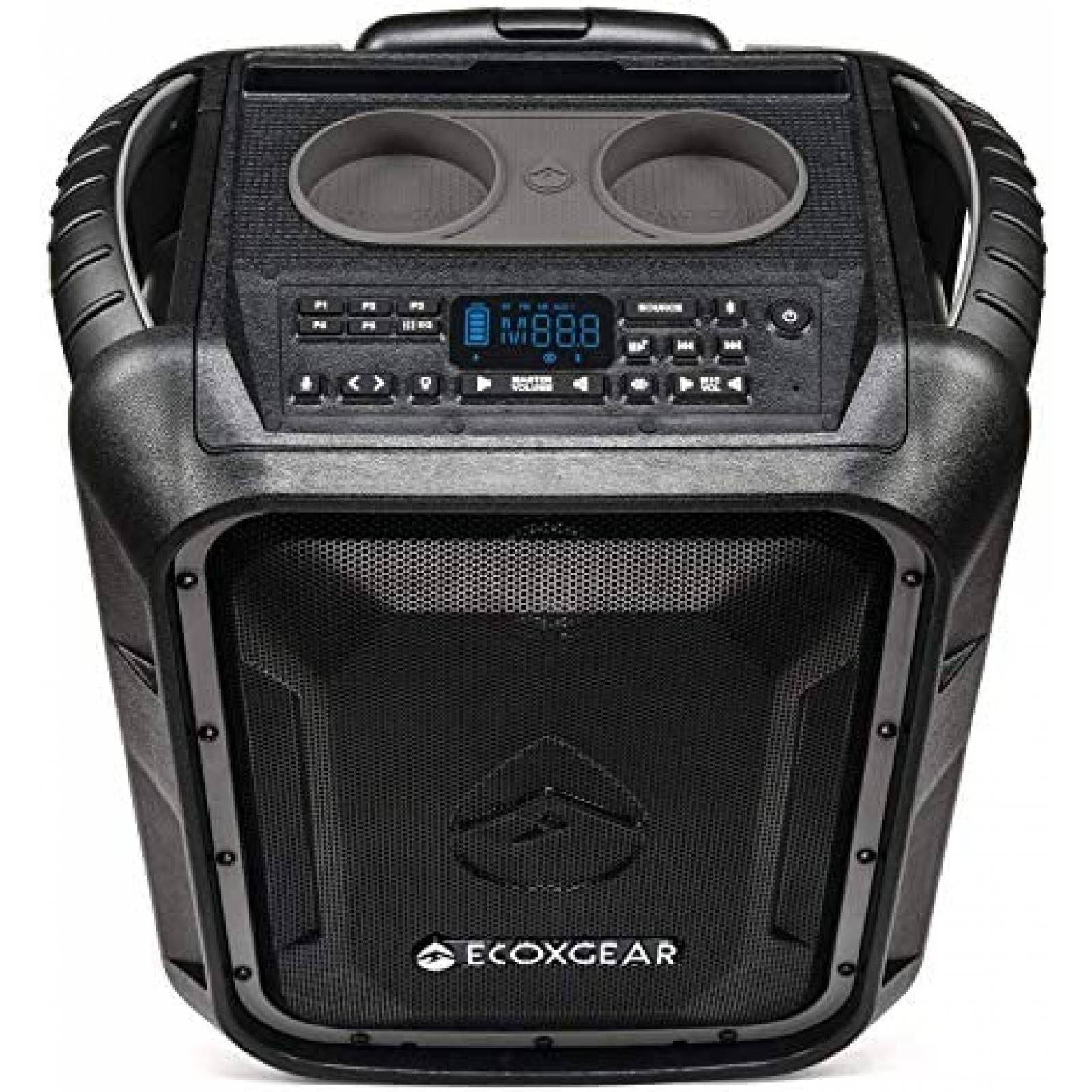 Bocina Portatil ECOXGEAR Bluetooth 100W Resitente a H2O Gris