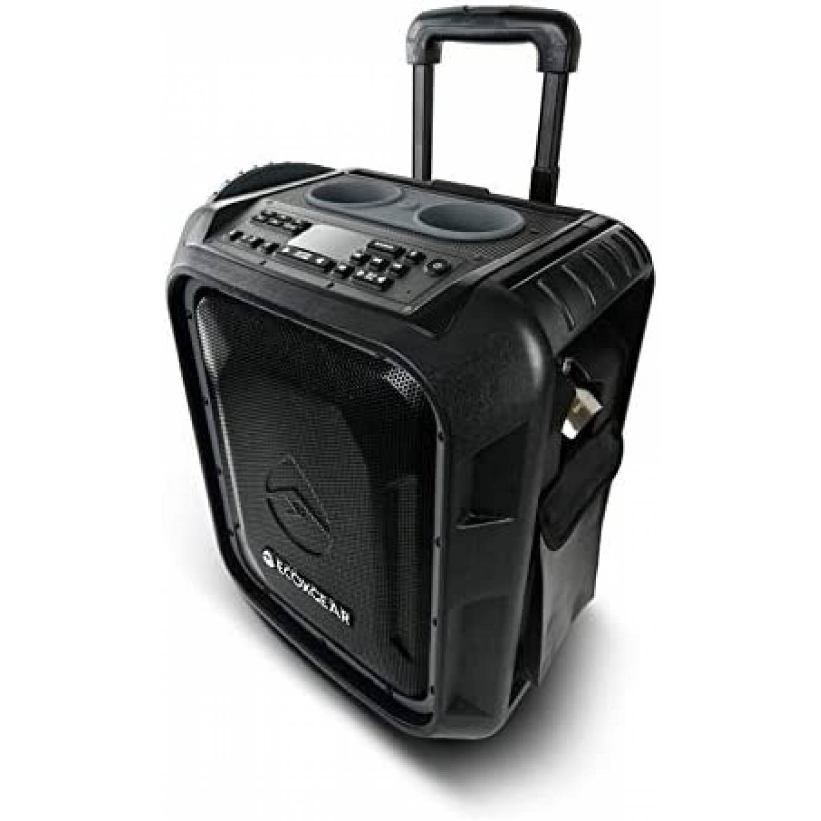 Bocina Portatil ECOXGEAR Bluetooth 100W Resitente a H2O Gris