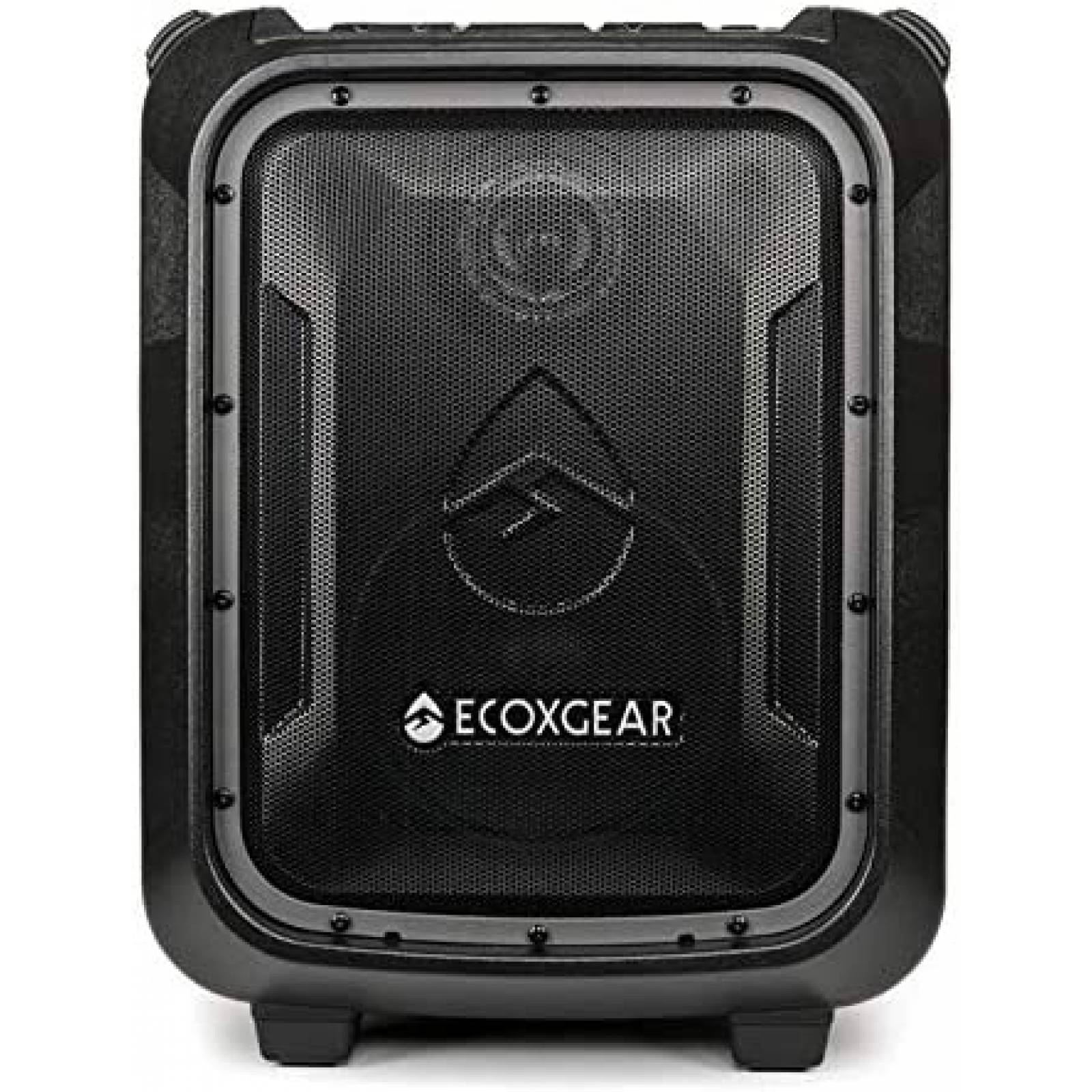 Bocina Portatil ECOXGEAR Bluetooth 100W Resitente a H2O Gris