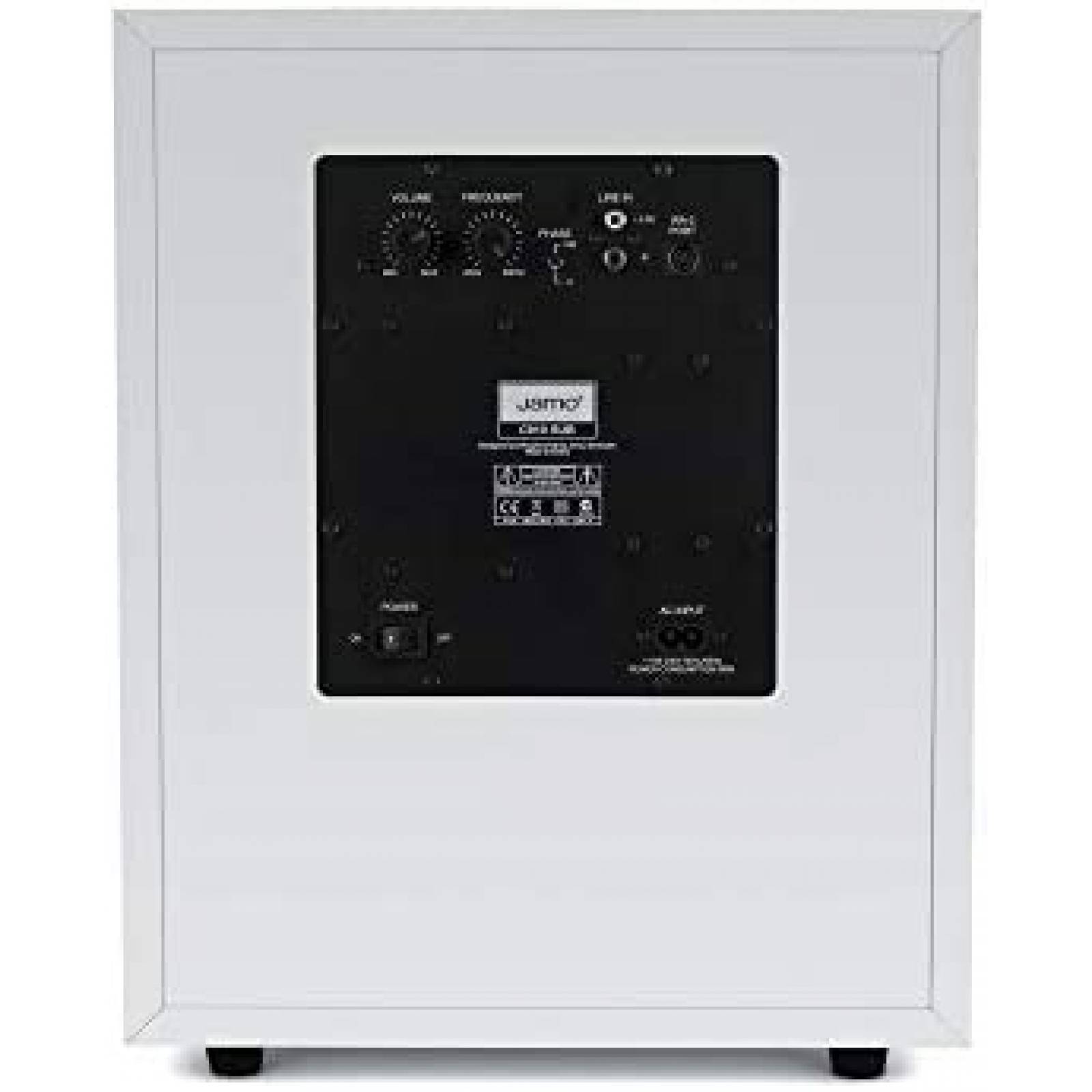 Subwoofer Jamo C910 Amplificador De 300W RCA -Blanco