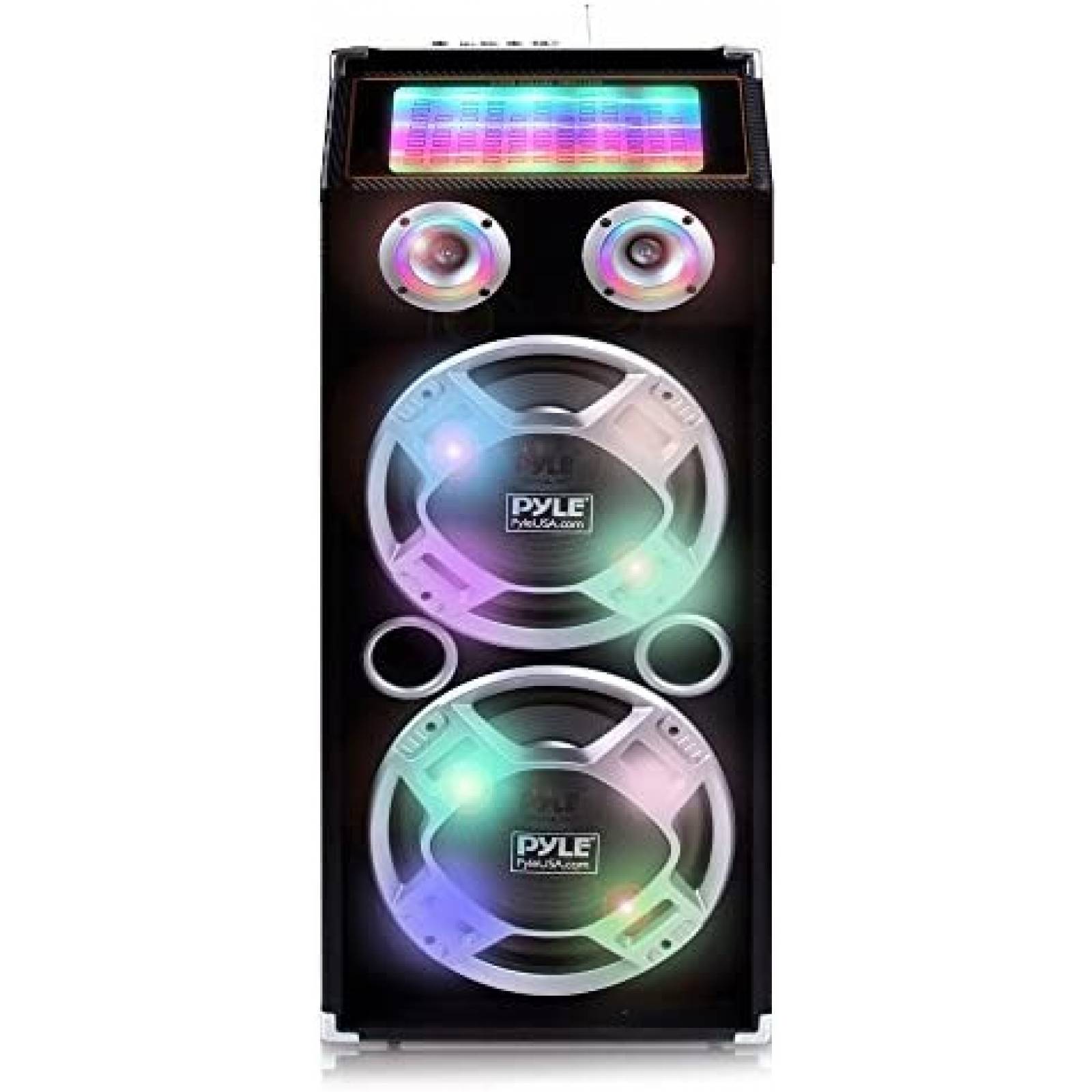 Bocina Bluetooth Pyle DiscJam 1000W Compatible Rca Aux Usb