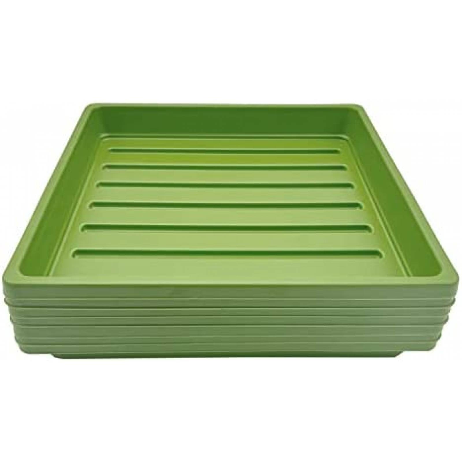 10 Pack Charola Germinador GROW-GREEN 1010 Sin Drenaje